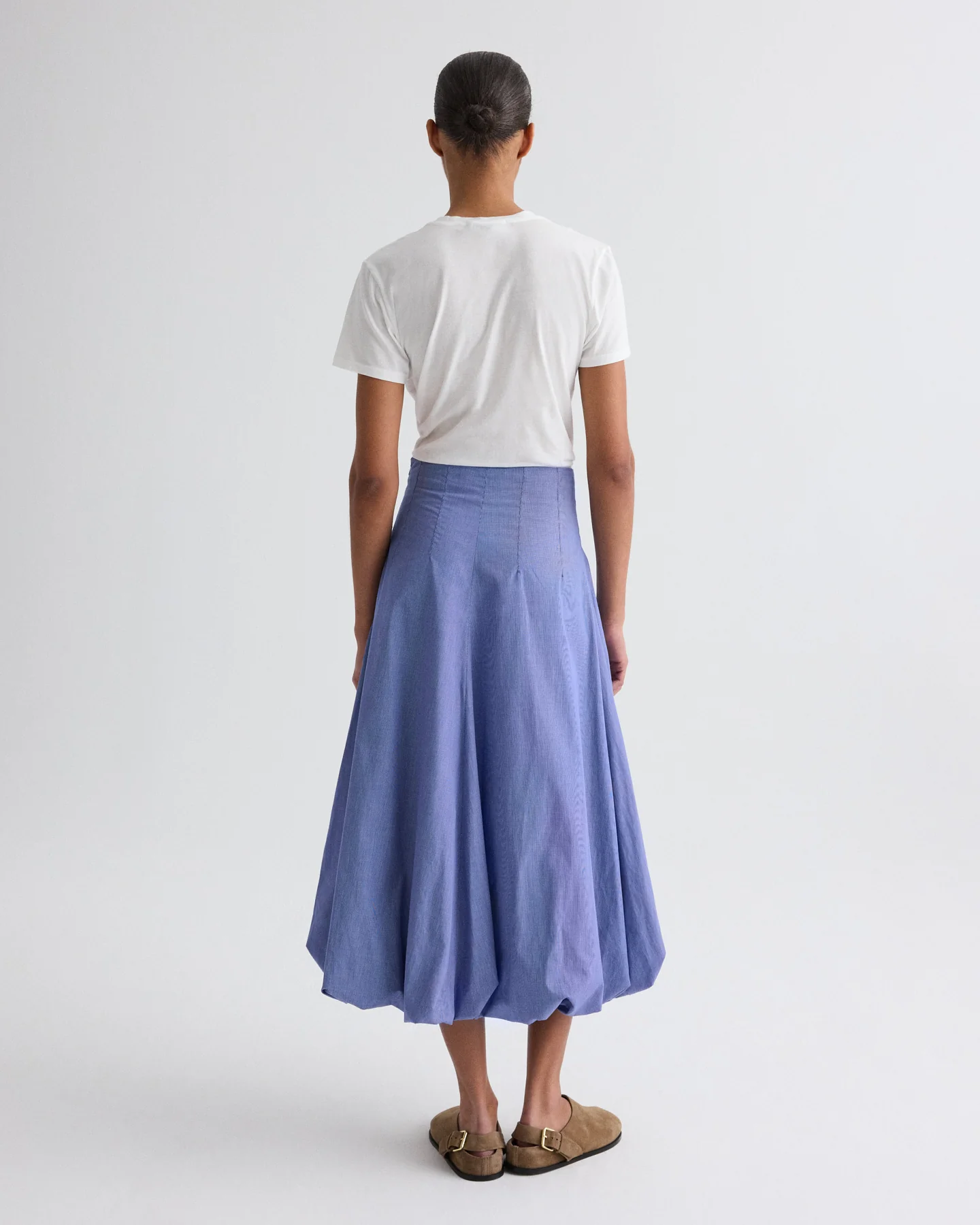Full intentions Skirt in Micro Check - Image 5