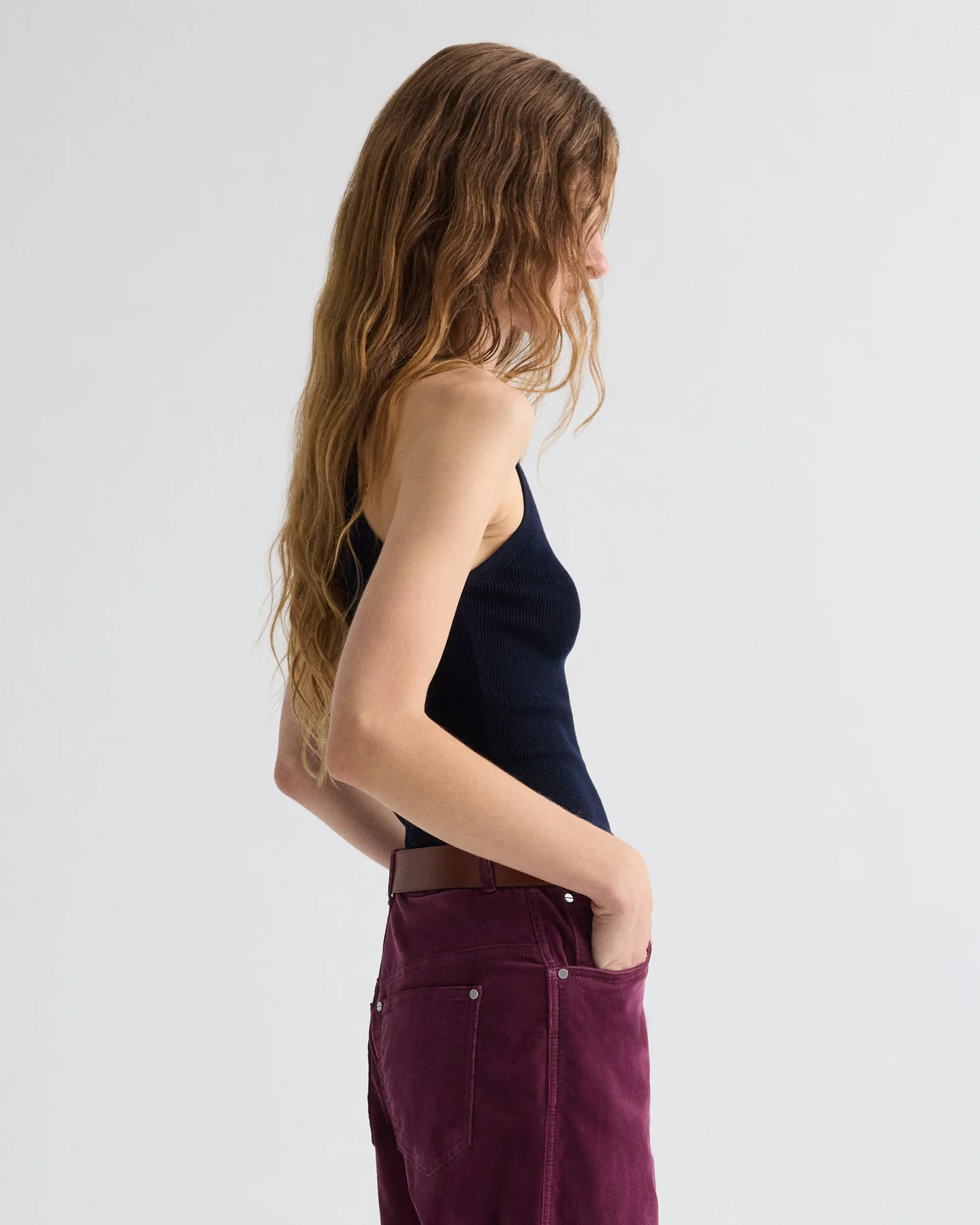 Harbor Tank in Cotton Silk - Image 4