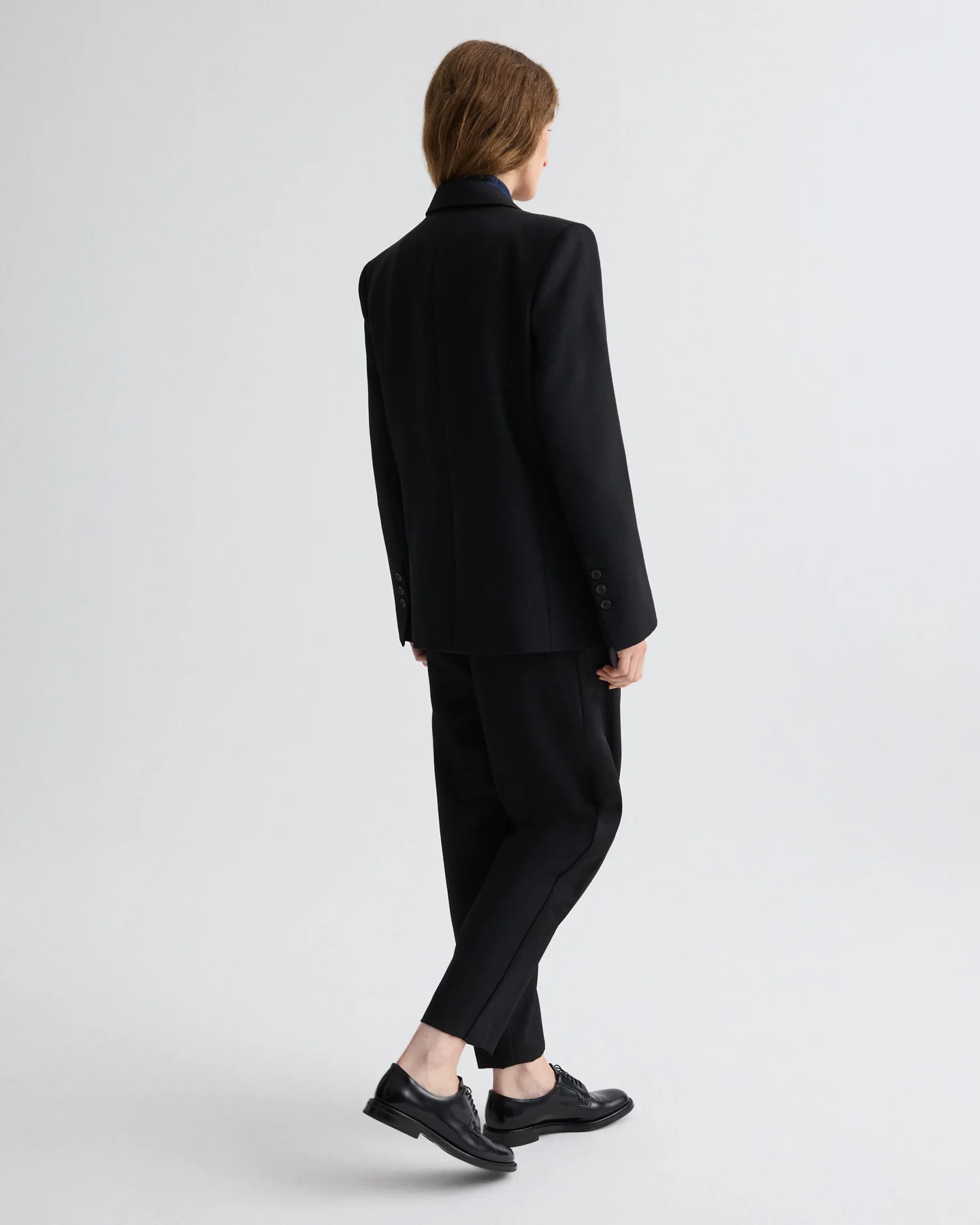 Harper Blazer in Compact Tux Suiting - Image 5