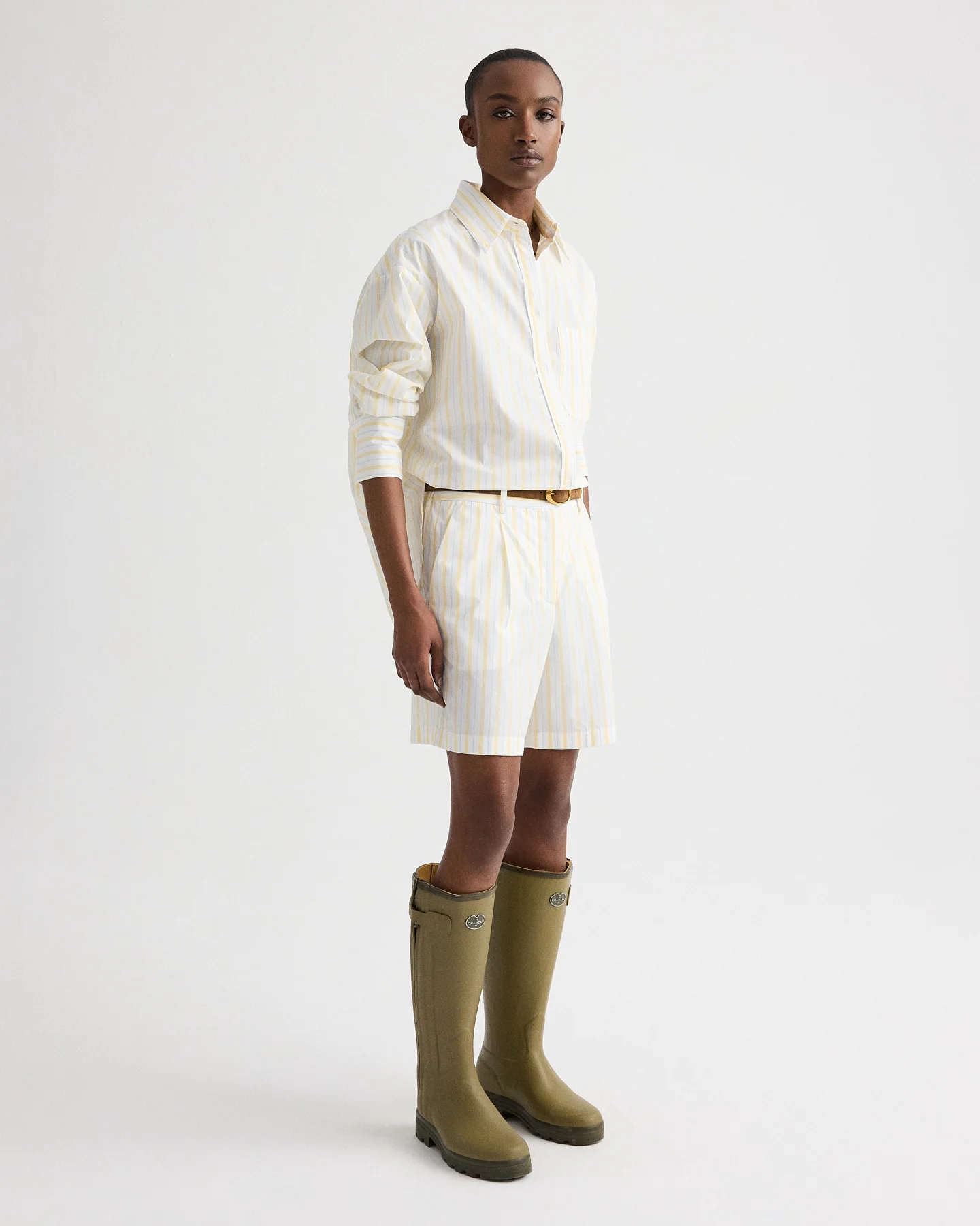 Henry St in Yarn Dyed Cotton Stripe - Image 4