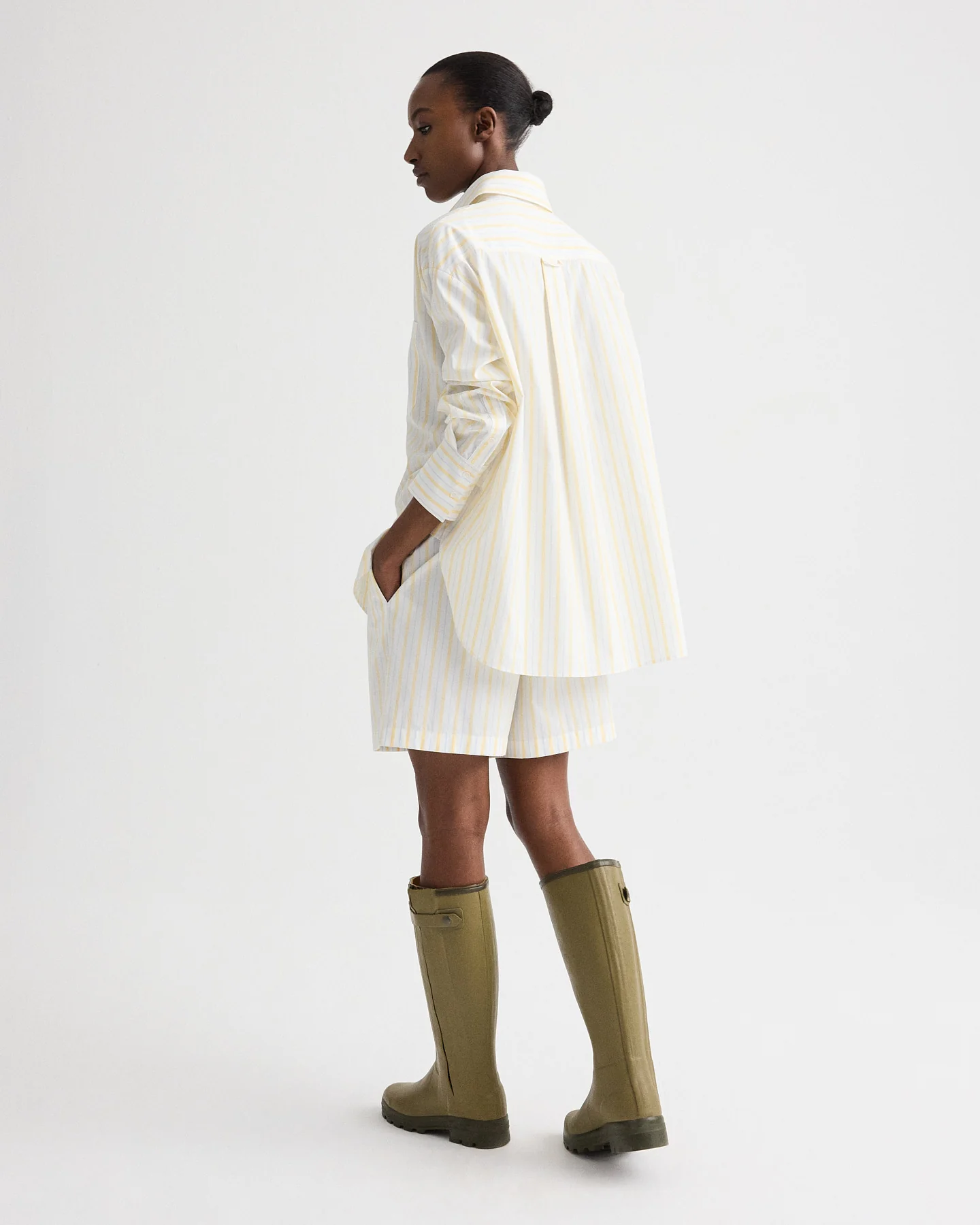 Henry St in Yarn Dyed Cotton Stripe - Image 5