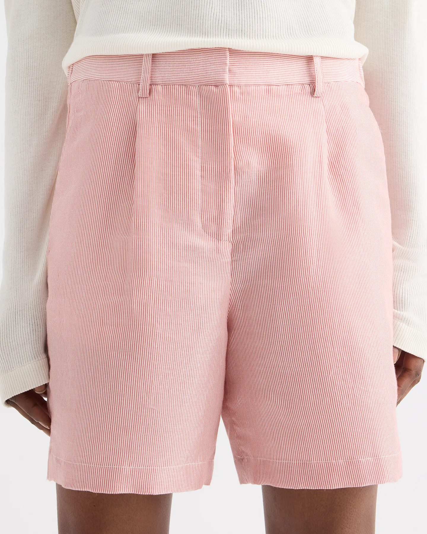 Henry St Short in Cotton Stripes - Image 2
