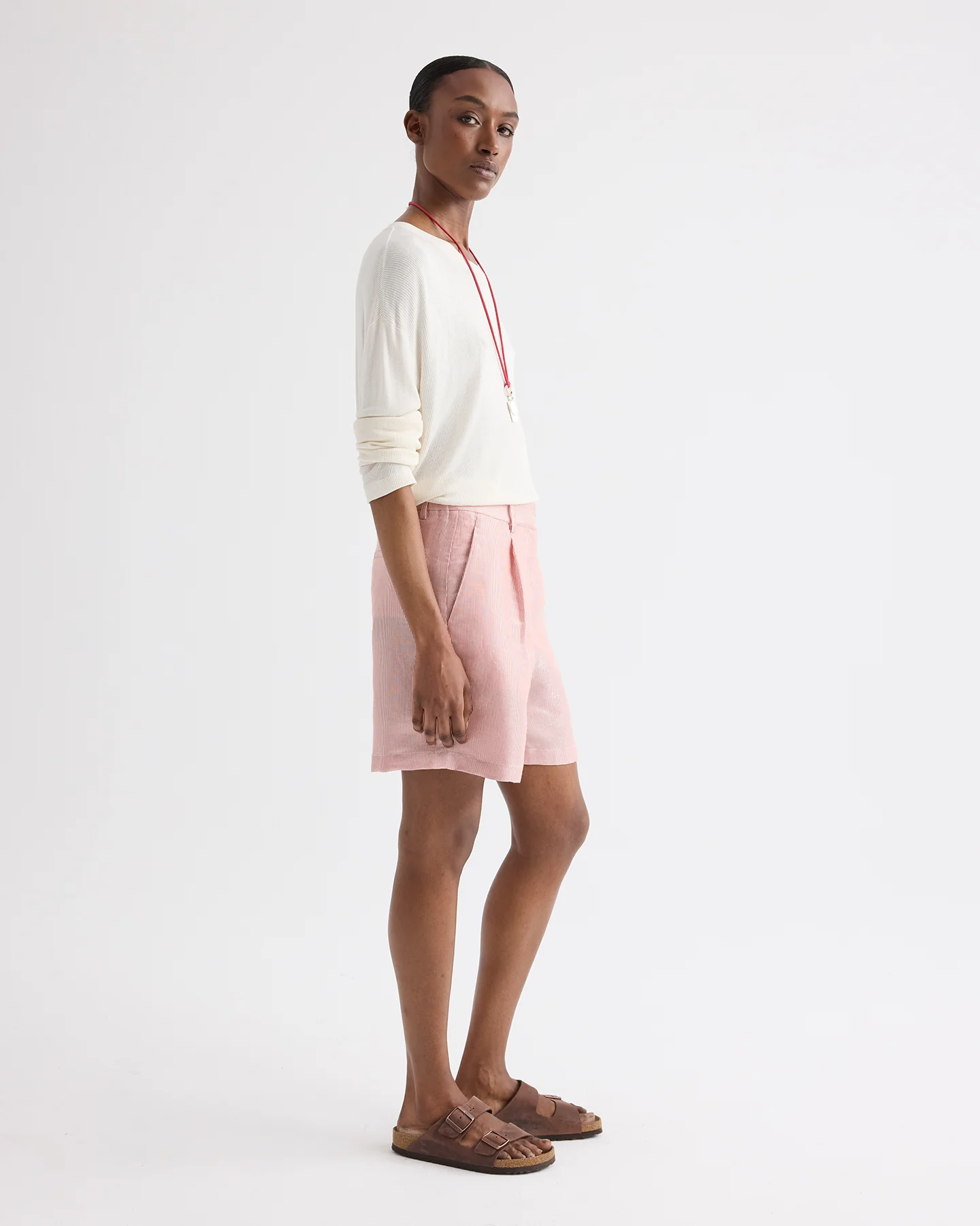 Henry St Short in Cotton Stripes - Image 4