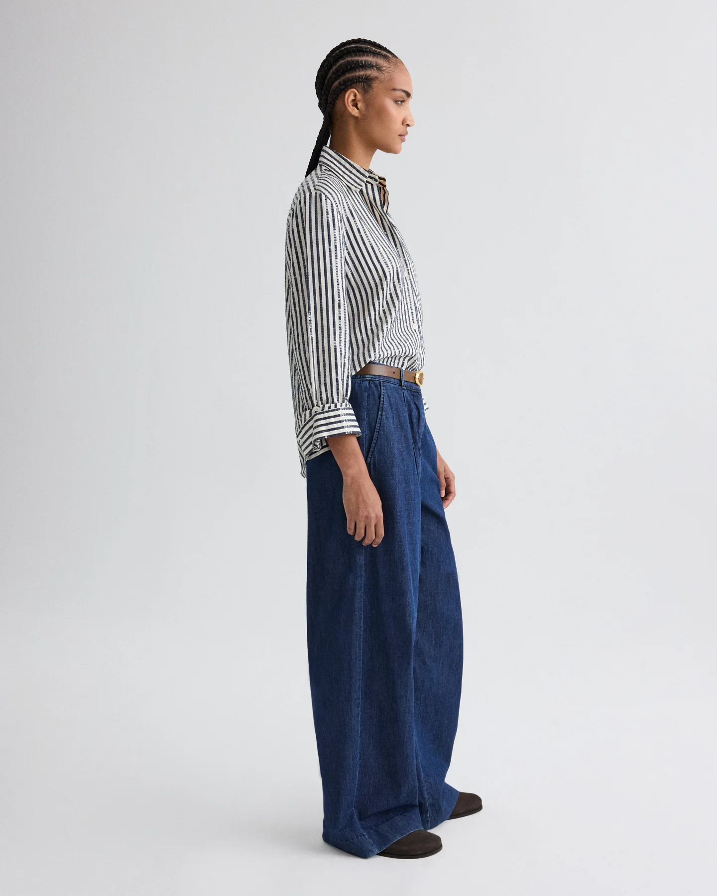 Hudson St. Pant in Denim - Image 4
