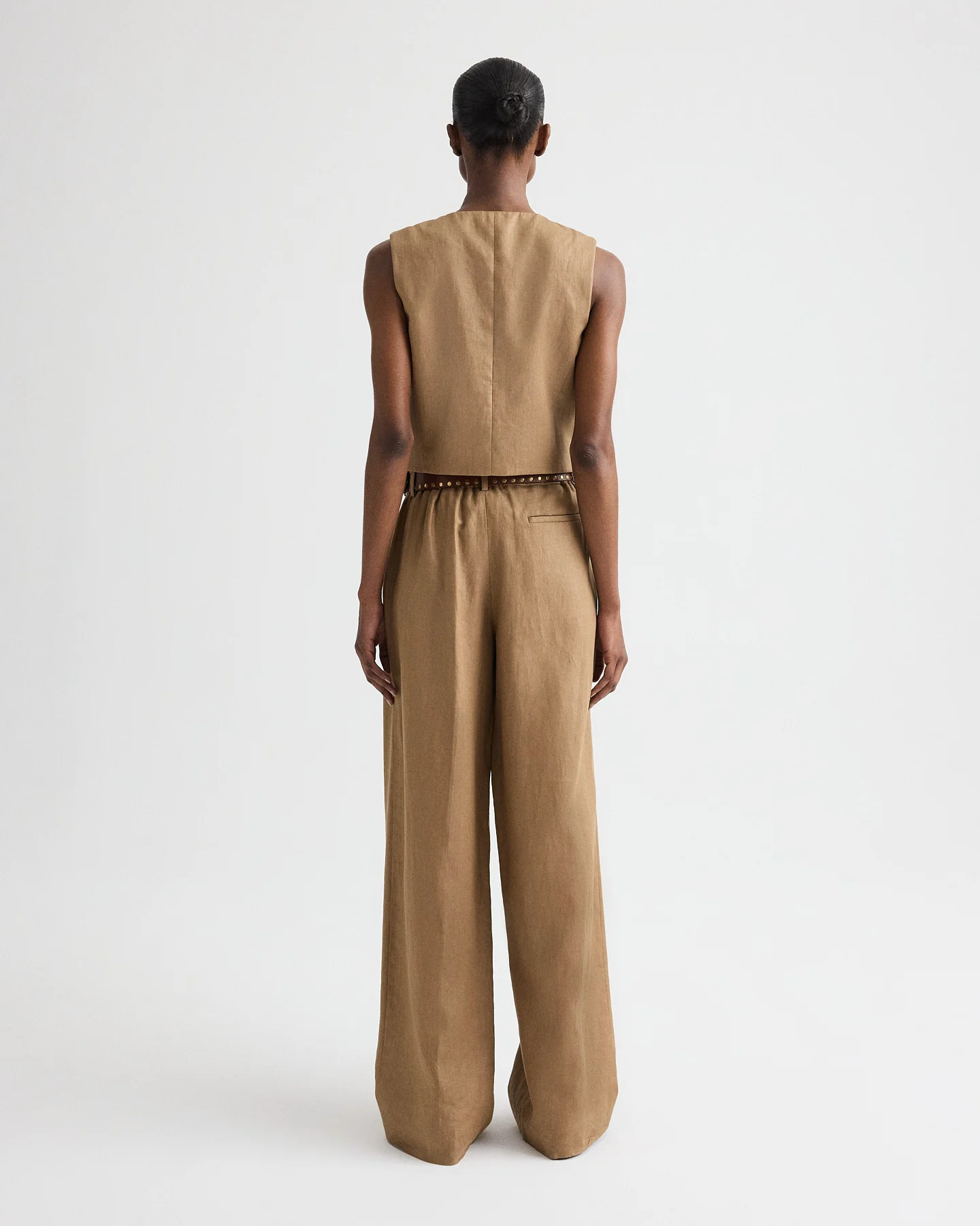Hudson St Pant in Chintzed Linen - Image 5
