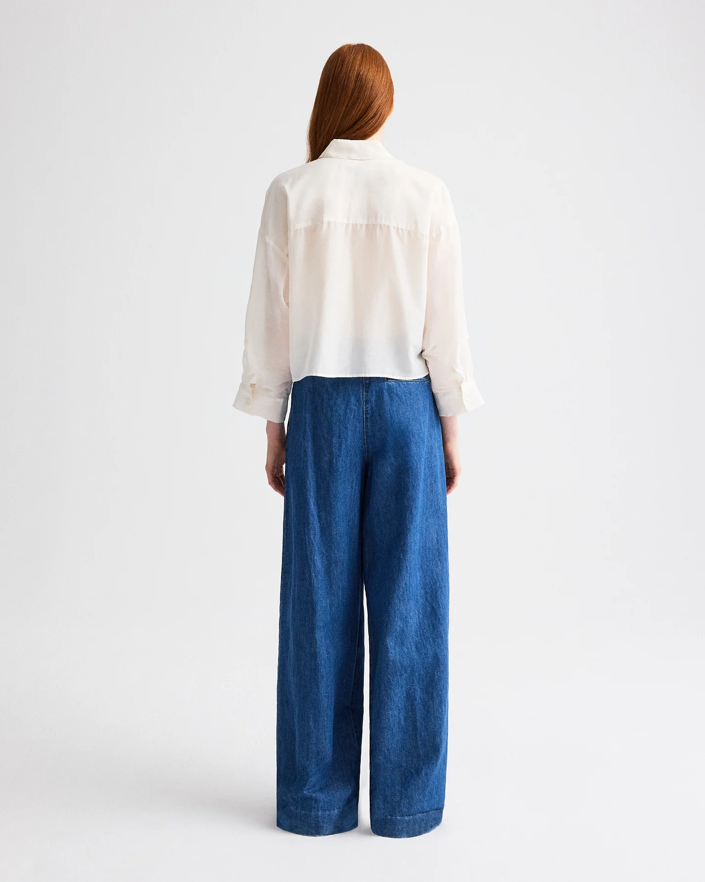Hudson St Jean in Linen Cotton Denim - Image 8
