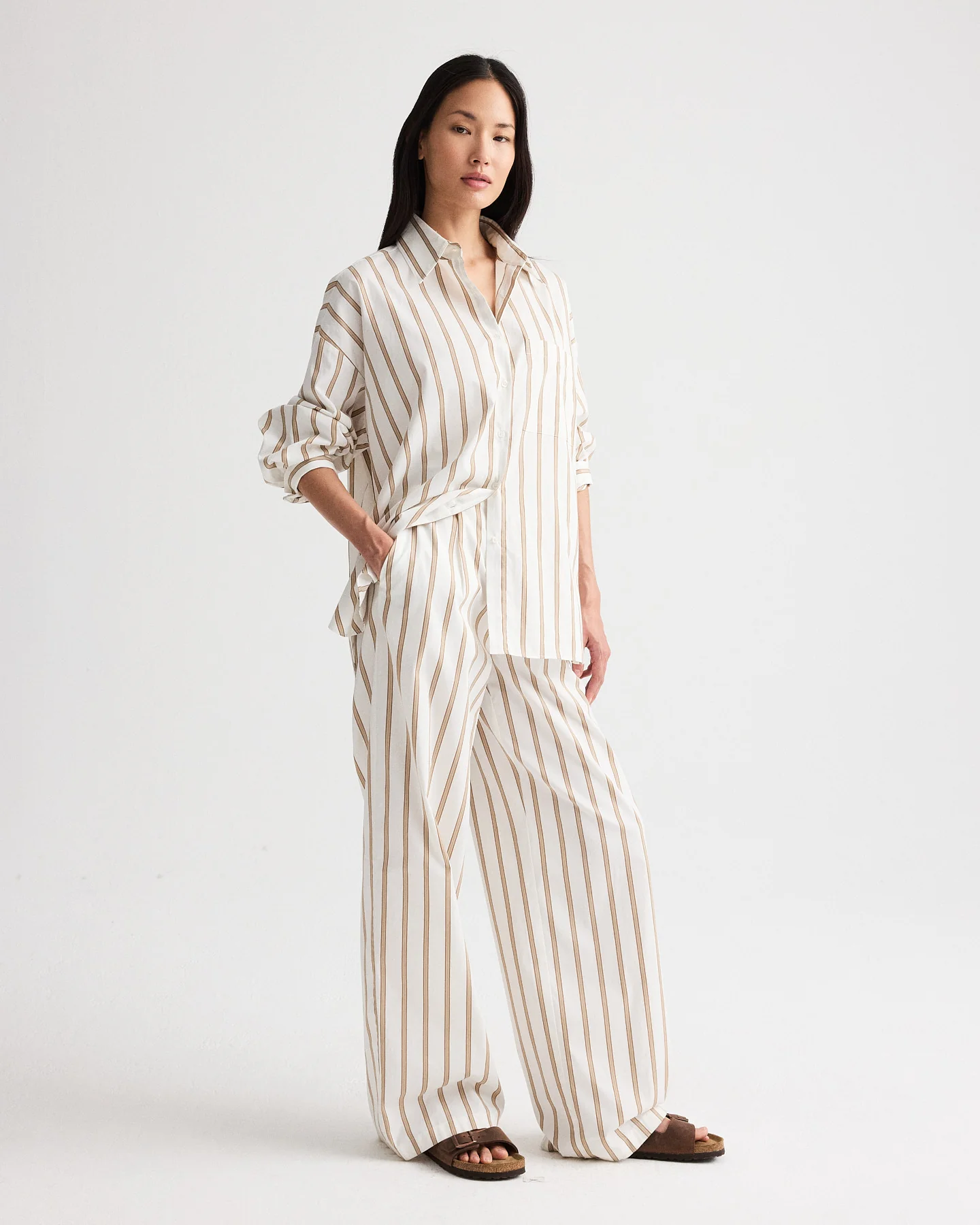 Hudson St Pant in Yarn Dye Superpop - Image 3