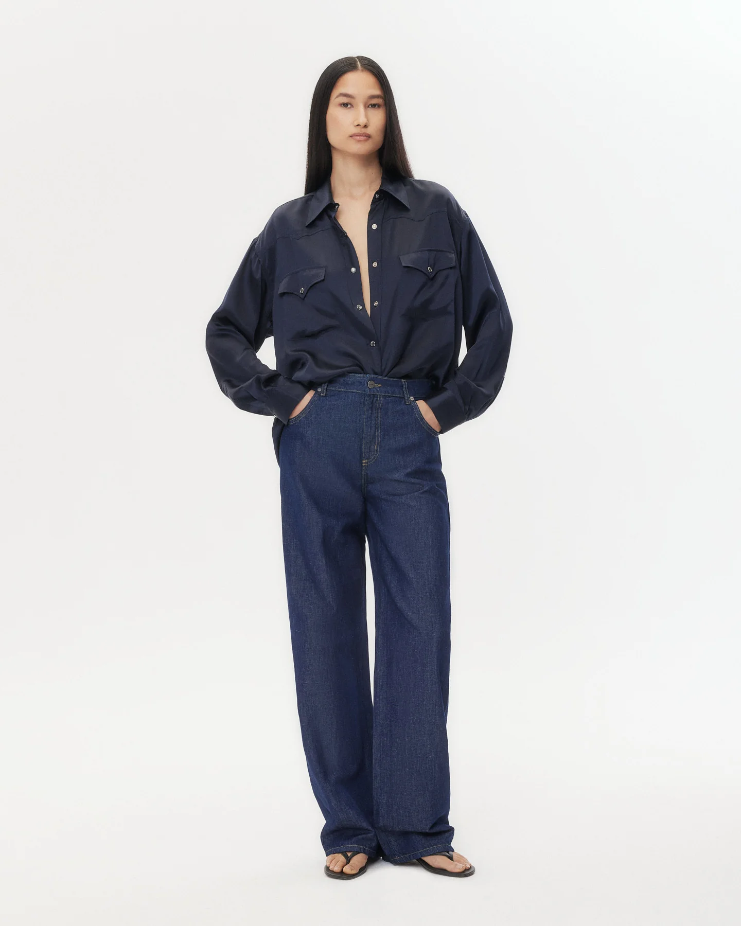 Easy Boy Pant in Linen Cotton Denim - Image 4