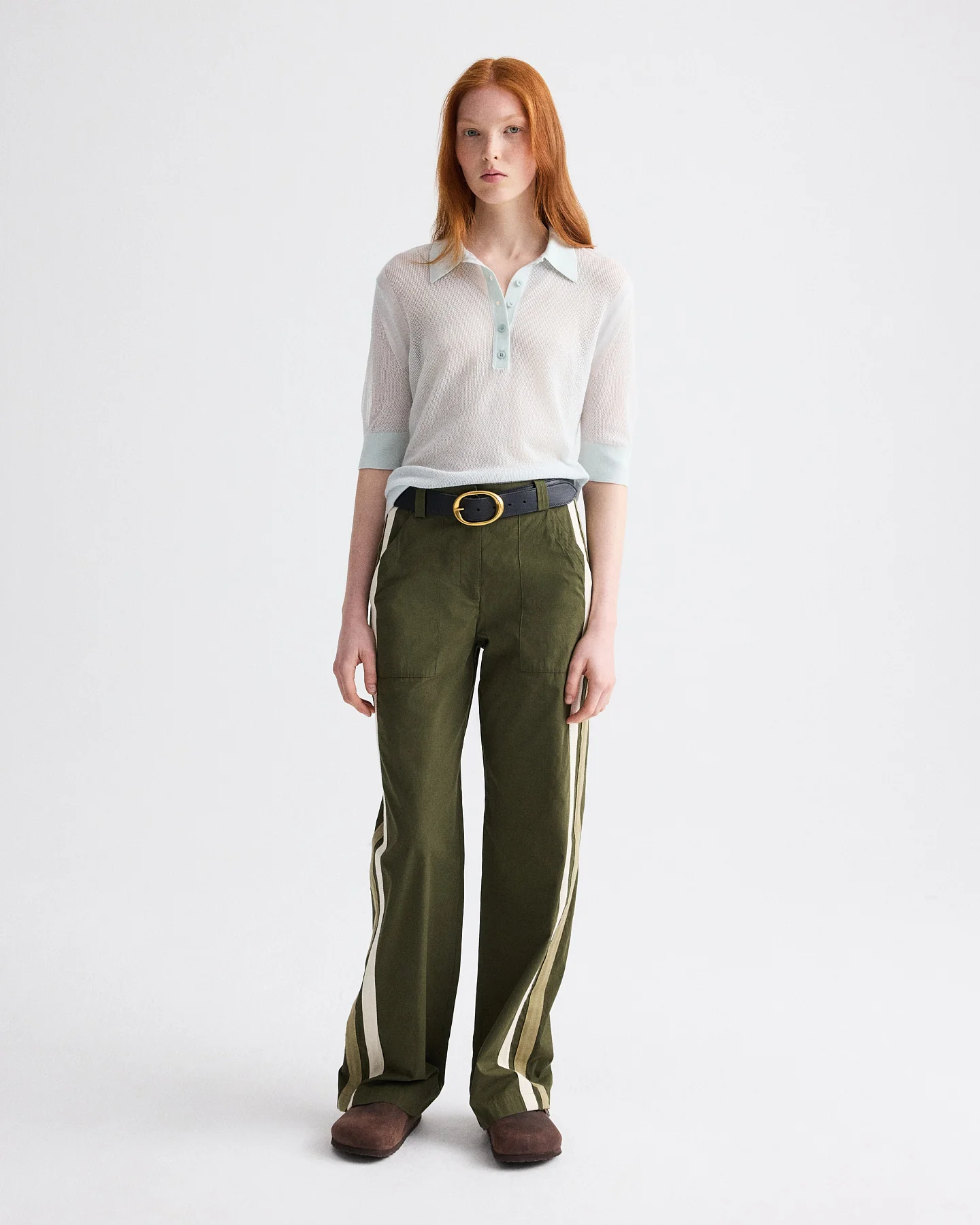 Isabelle Pant in Vintage Washed Poplin - Image 3