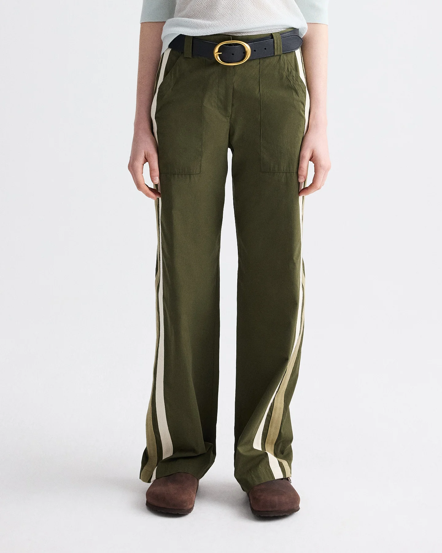 Isabelle Pant in Vintage Washed Poplin - Image 4