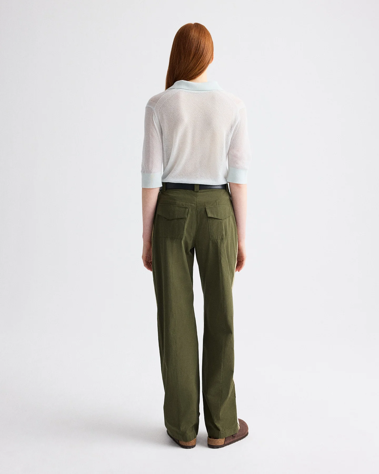 Isabelle Pant in Vintage Washed Poplin - Image 6