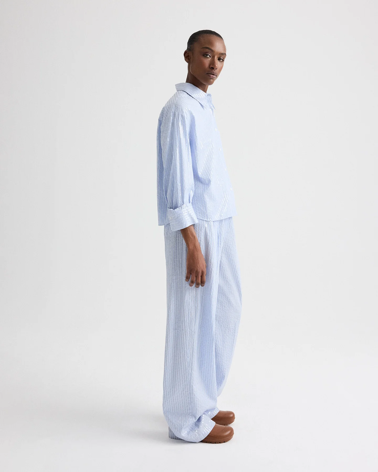 J.D. Shirt in Micro Triple Stripe - Image 4