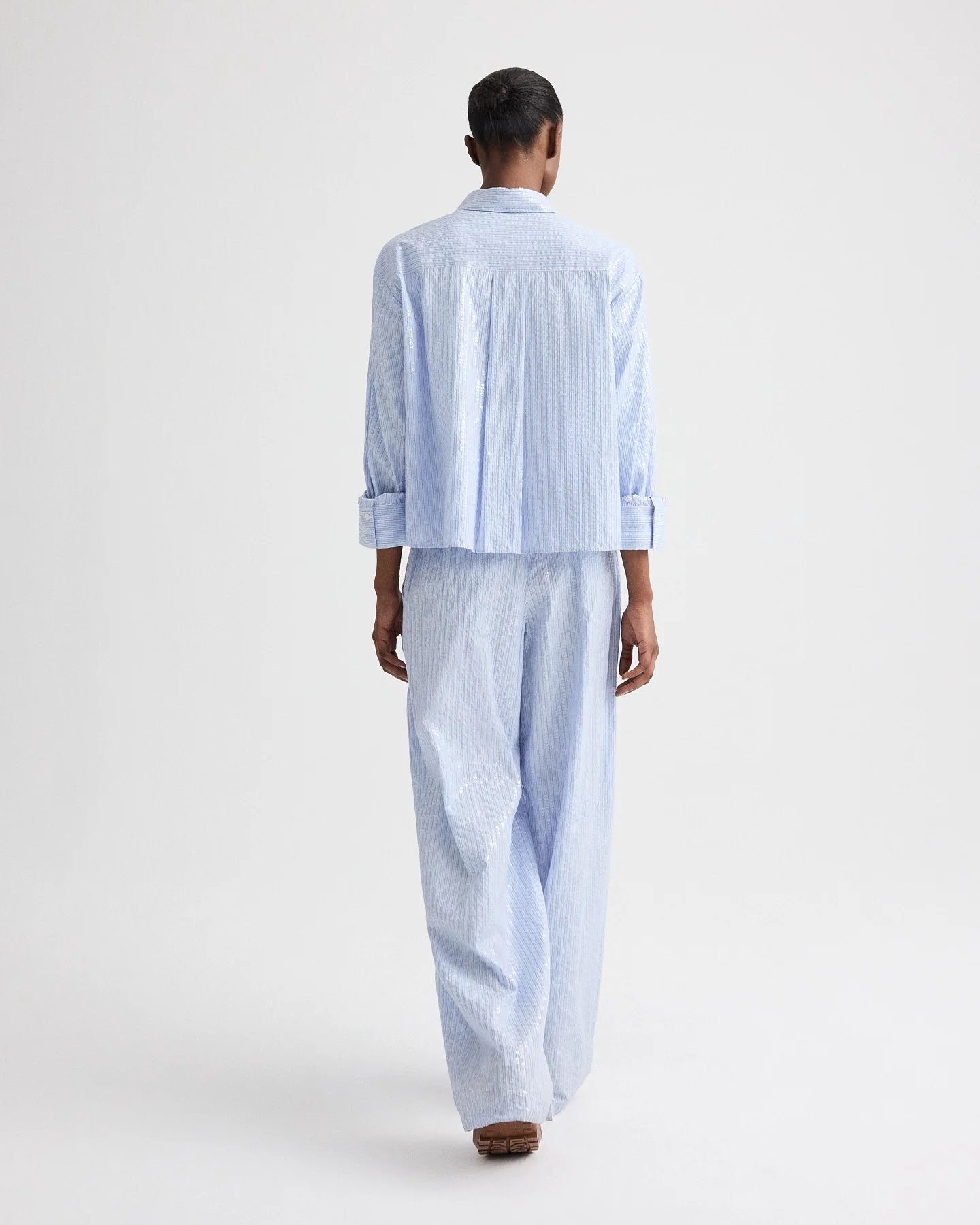 J.D. Shirt in Micro Triple Stripe - Image 5