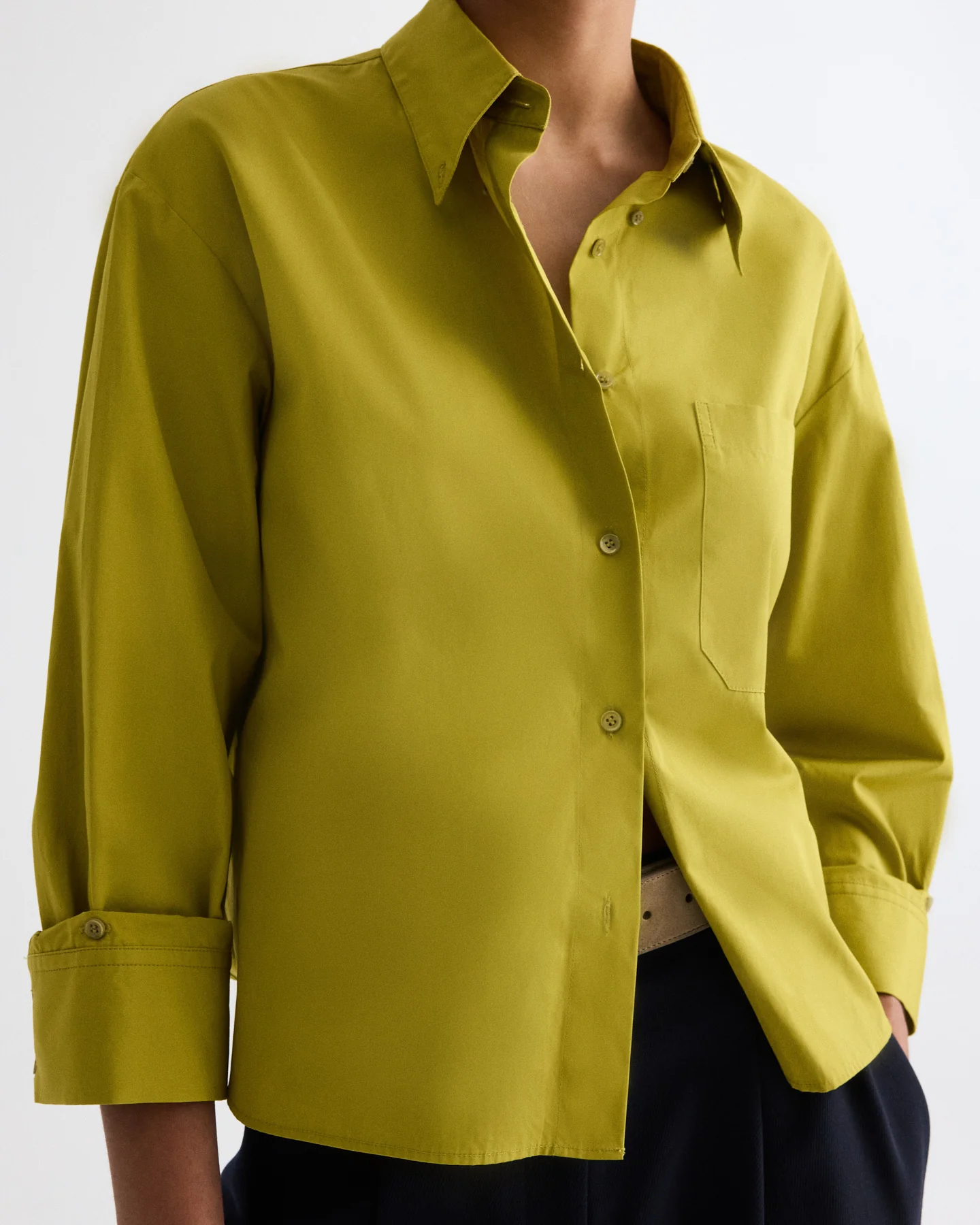 J.D. Shirt in Super Compact Poplin - Image 3