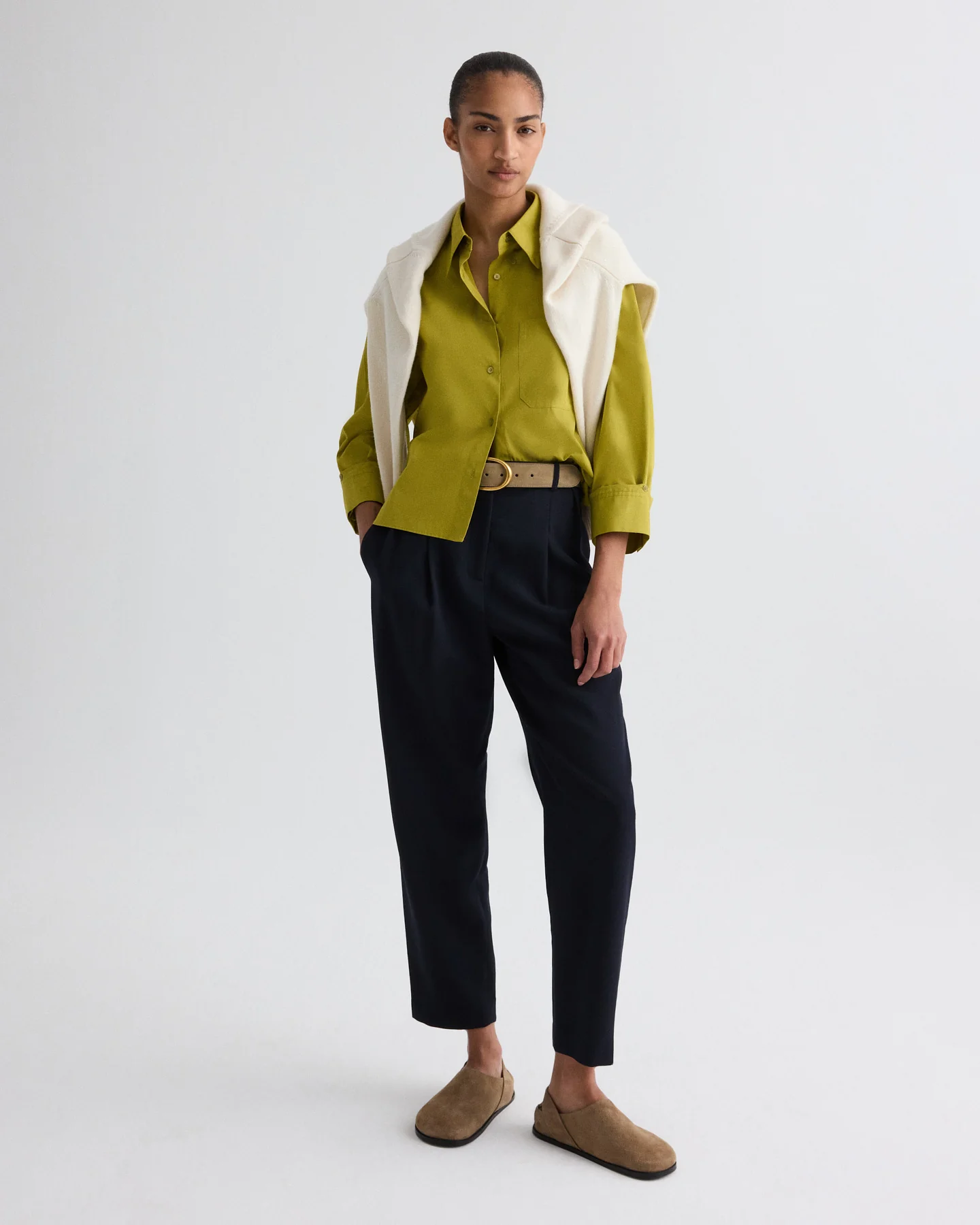 J.D. Shirt in Super Compact Poplin - Image 4