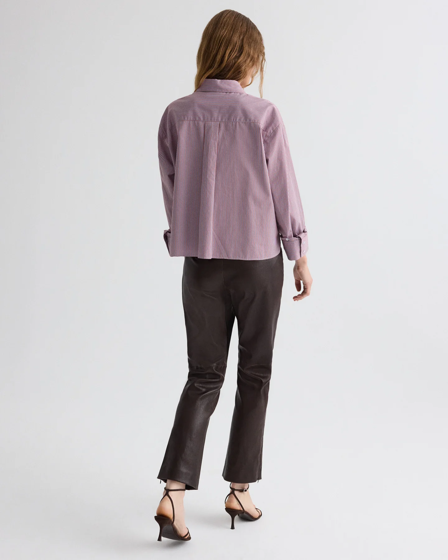 J.D. Shirt in Framed Micro Striped Shirting - Image 5