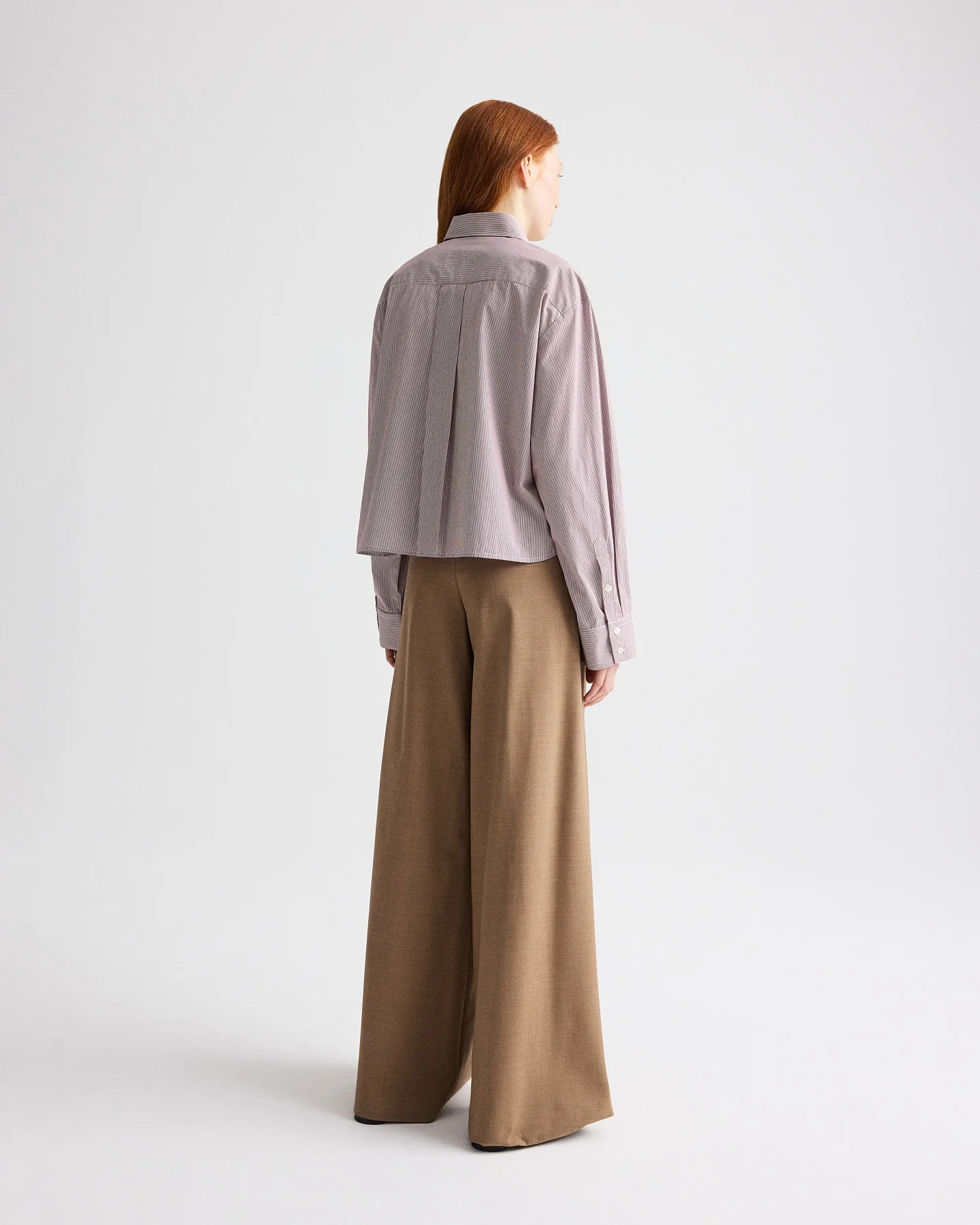 J.D. Shirt with Crystals in Superfine Mini Stripe - Image 5