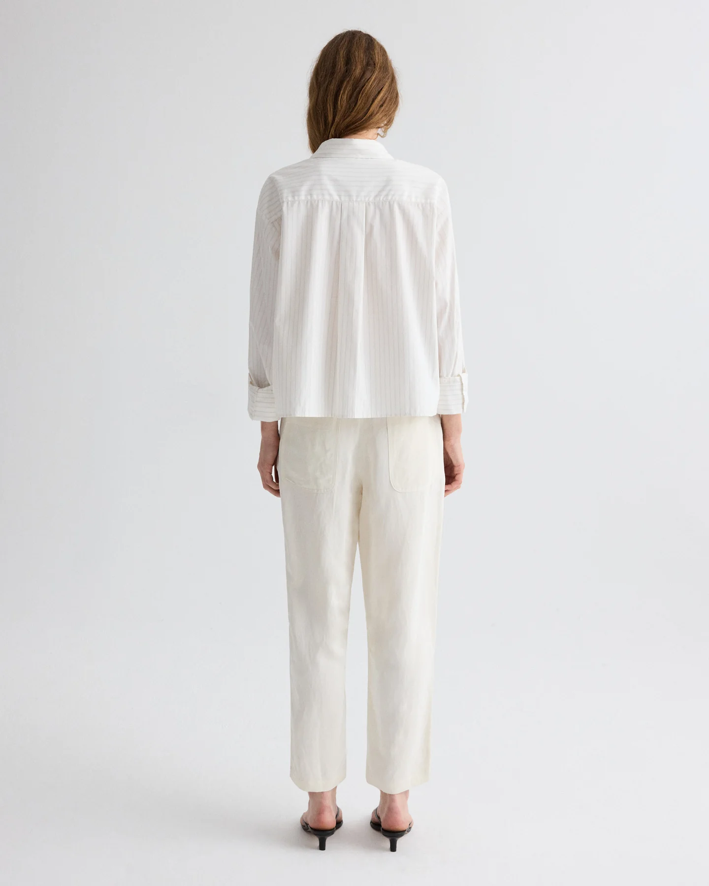 J.D. Shirt in Mixed Pinstripe Superpop - Image 5
