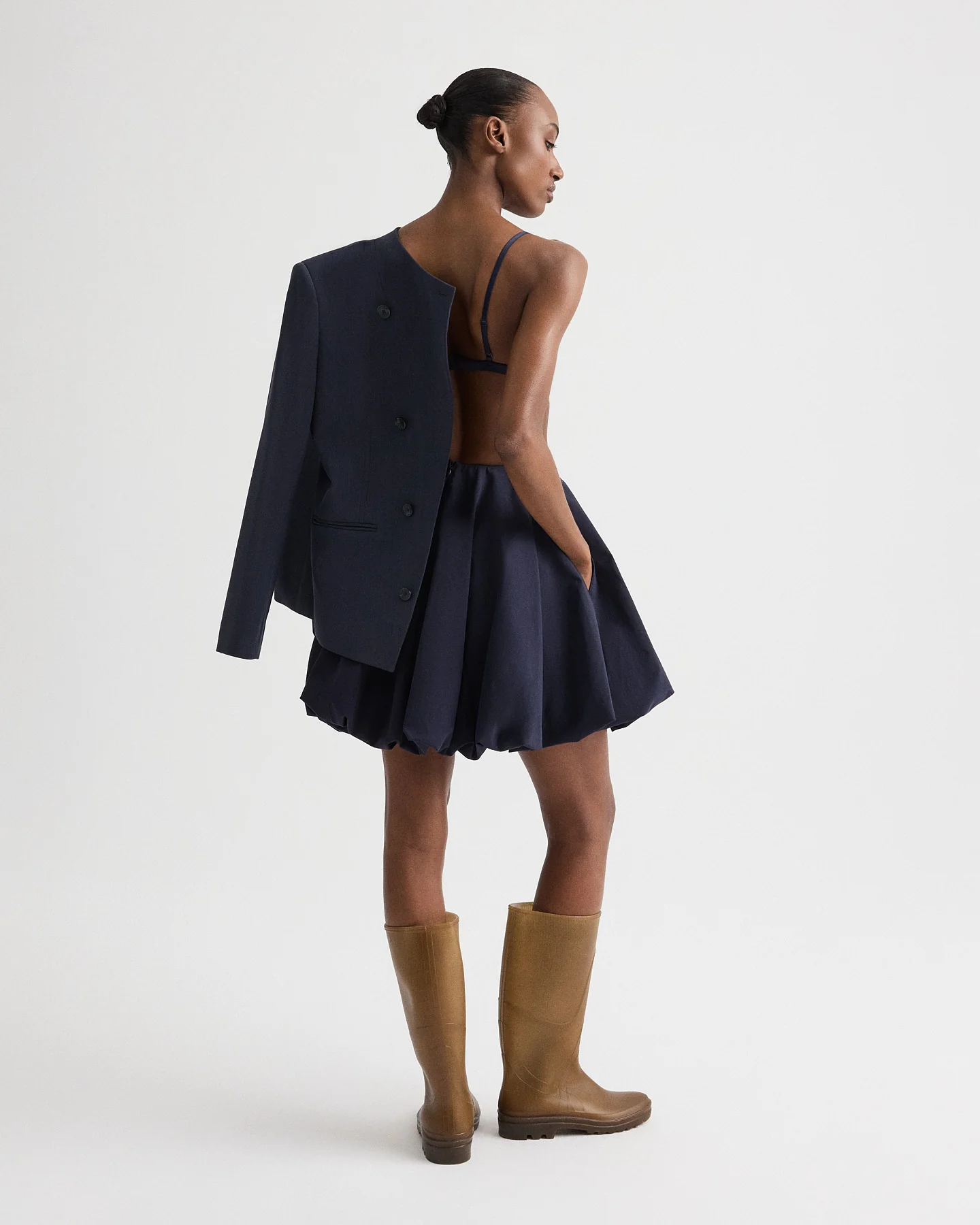Julia Skirt in Cotton Shirting - Image 5