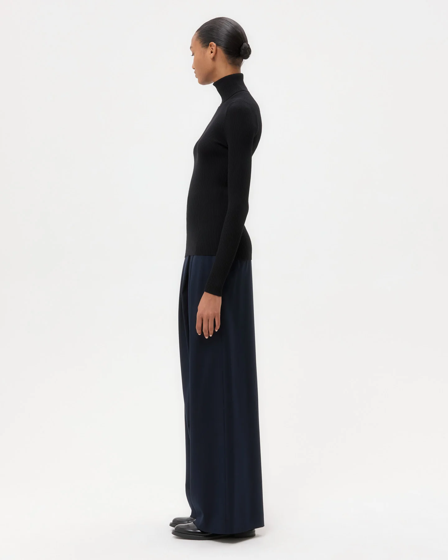 Knit Turtleneck in Merino Wool - Image 4