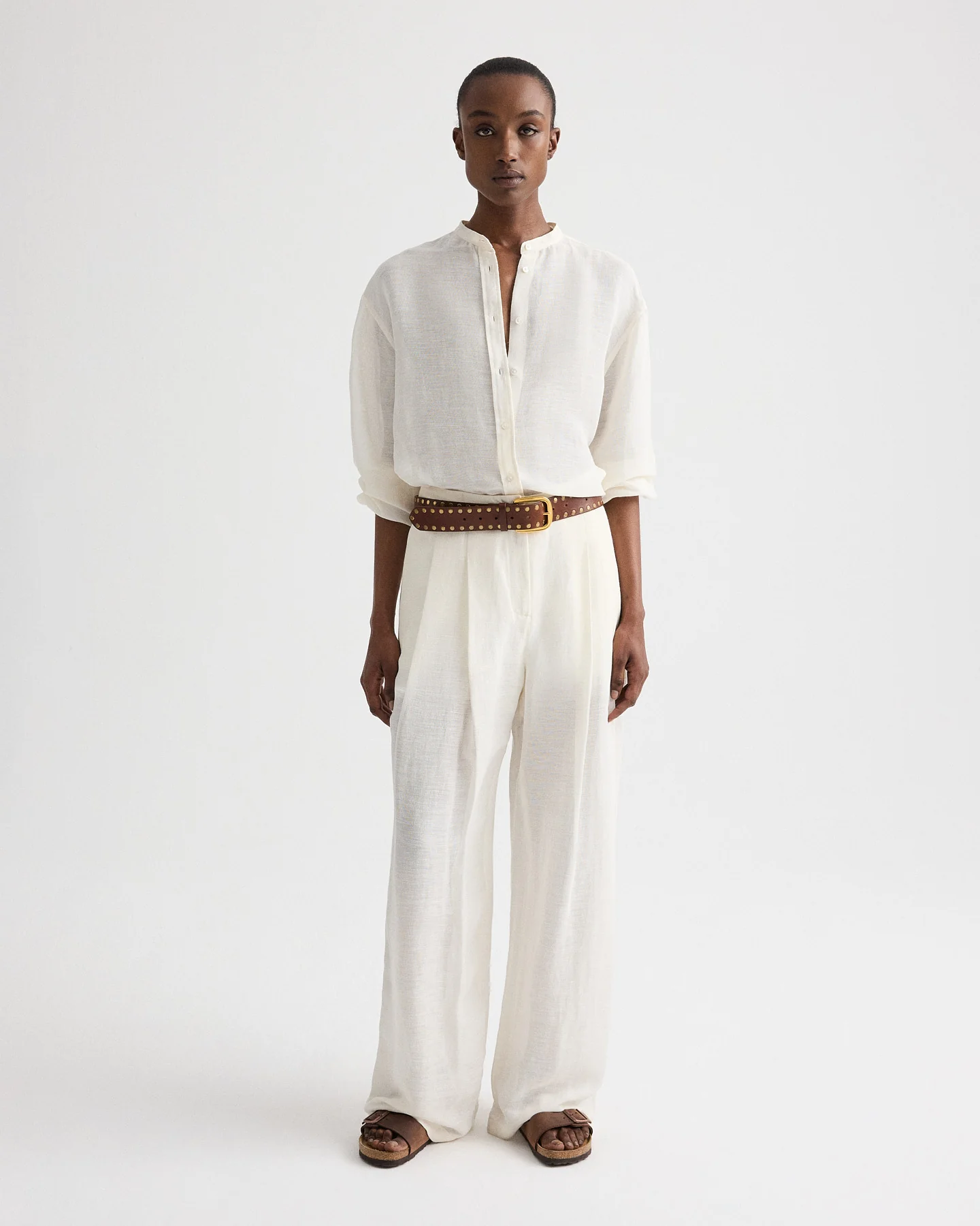 Late Check Out Shirt in Silk Linen Gauze - Image 3