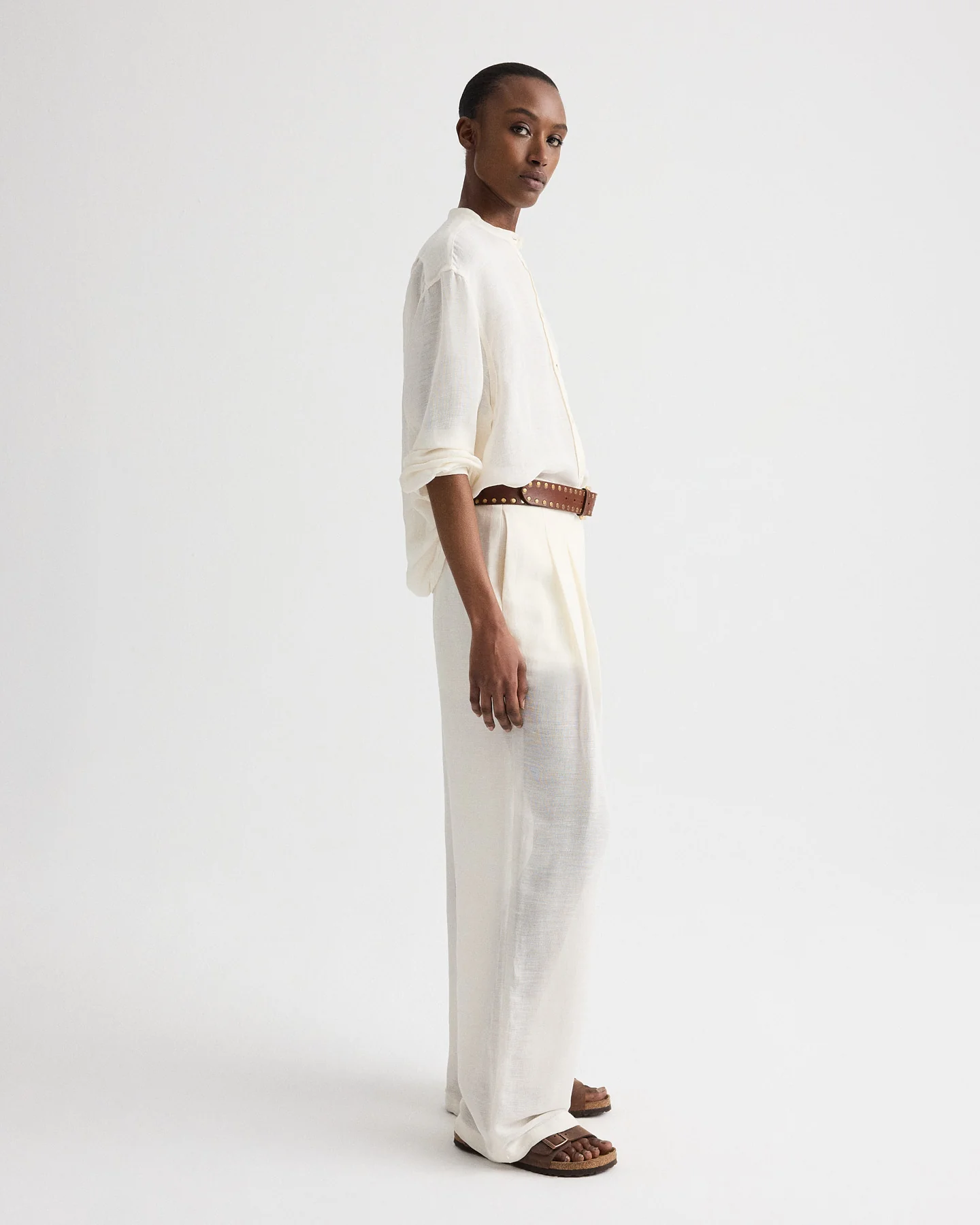 Late Check Out Shirt in Silk Linen Gauze - Image 4