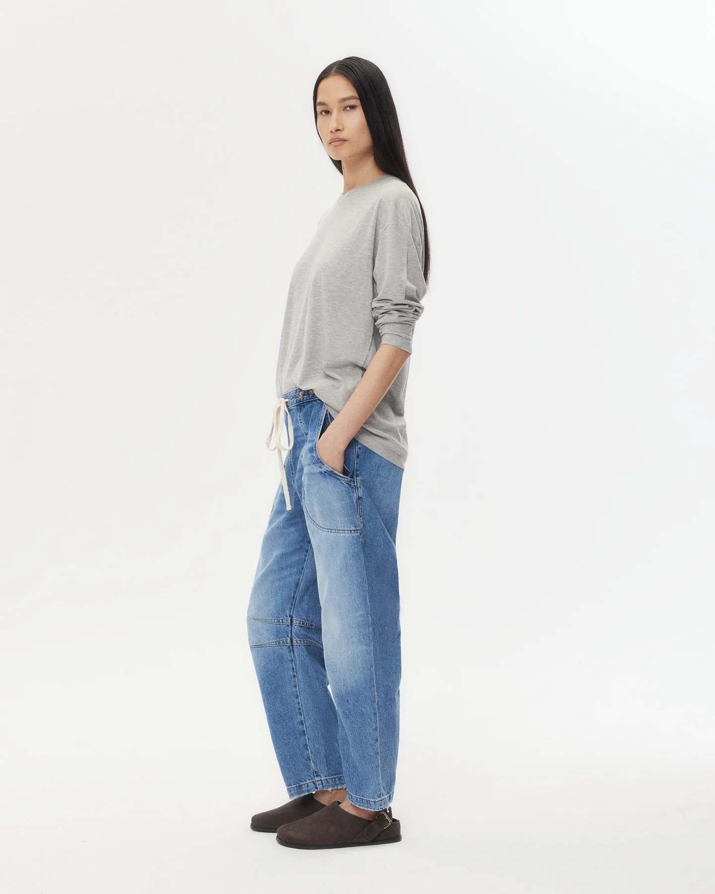 LS High V Shirt in Supima Cotton - Image 4