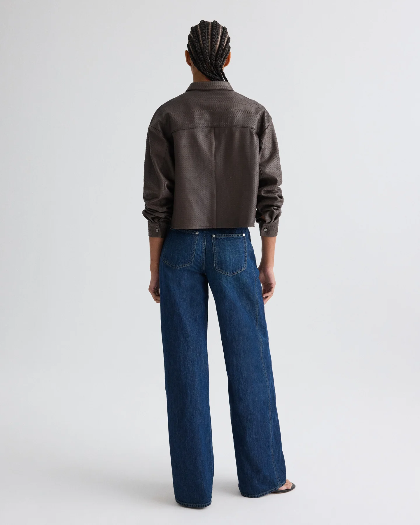Little Big Joe Shirt in Embossed Python - Image 5
