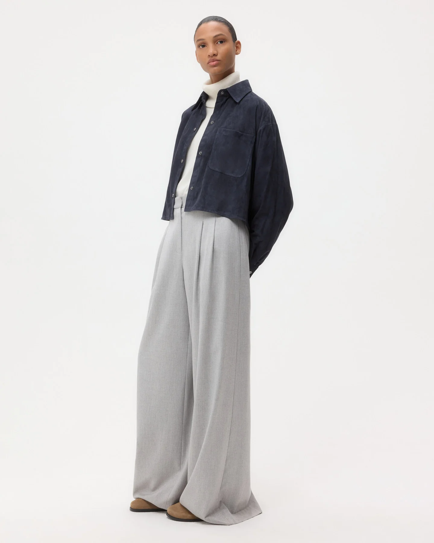 Little Big Joe Shirt in Paper Suede - Image 4
