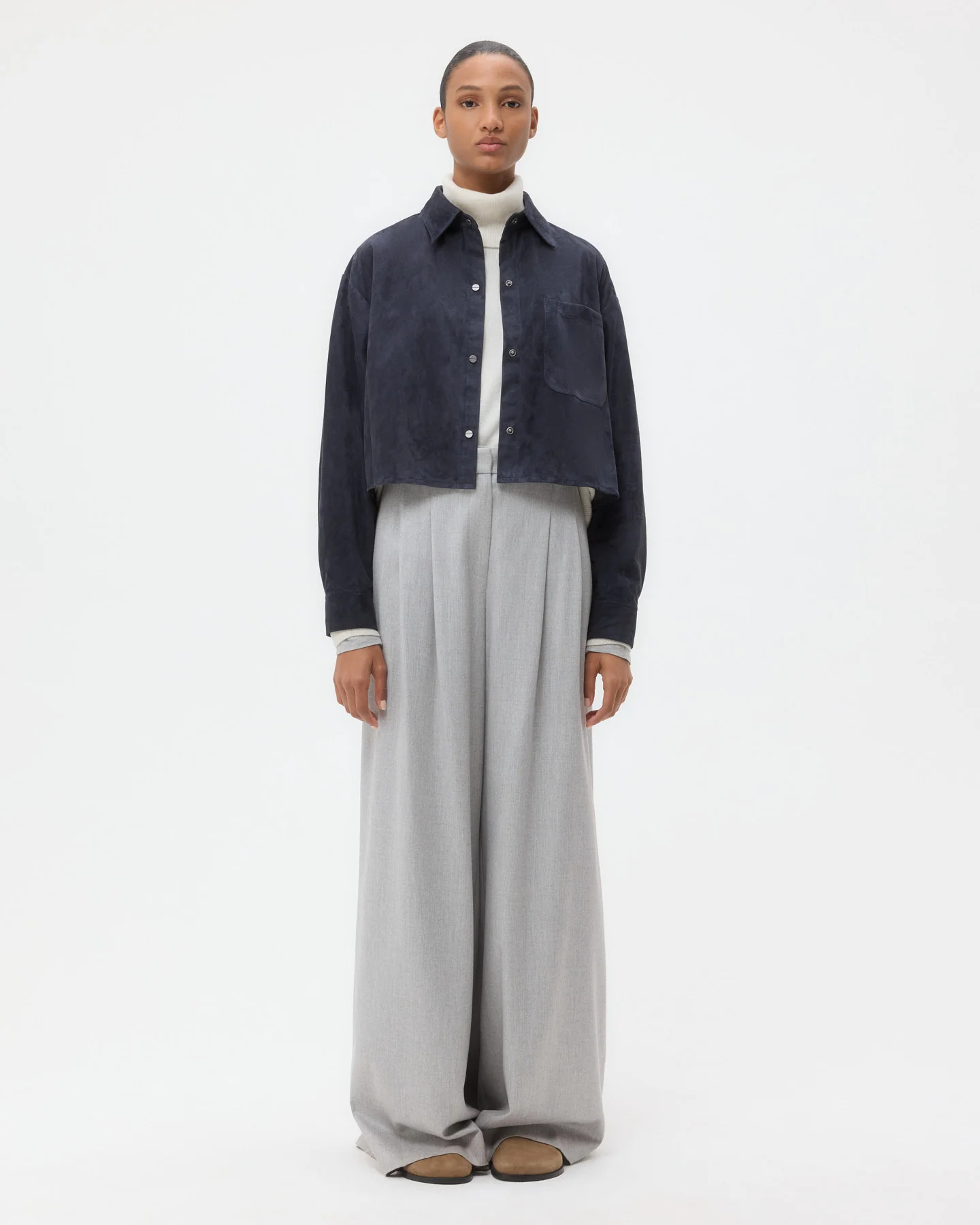 Little Big Joe Shirt in Paper Suede - Image 6