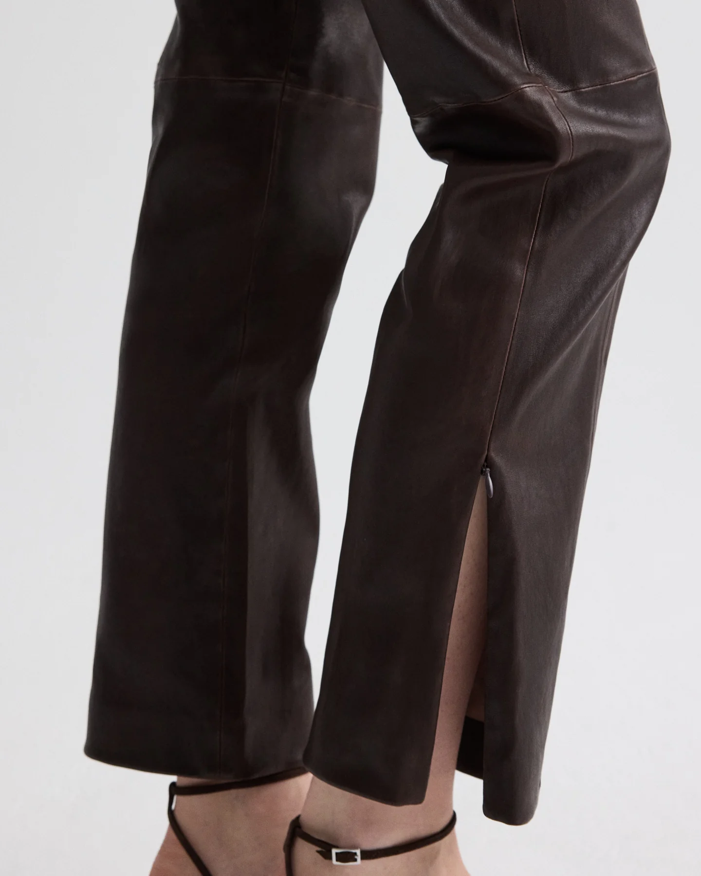 Logan Pant in Stretch Leather - Image 5