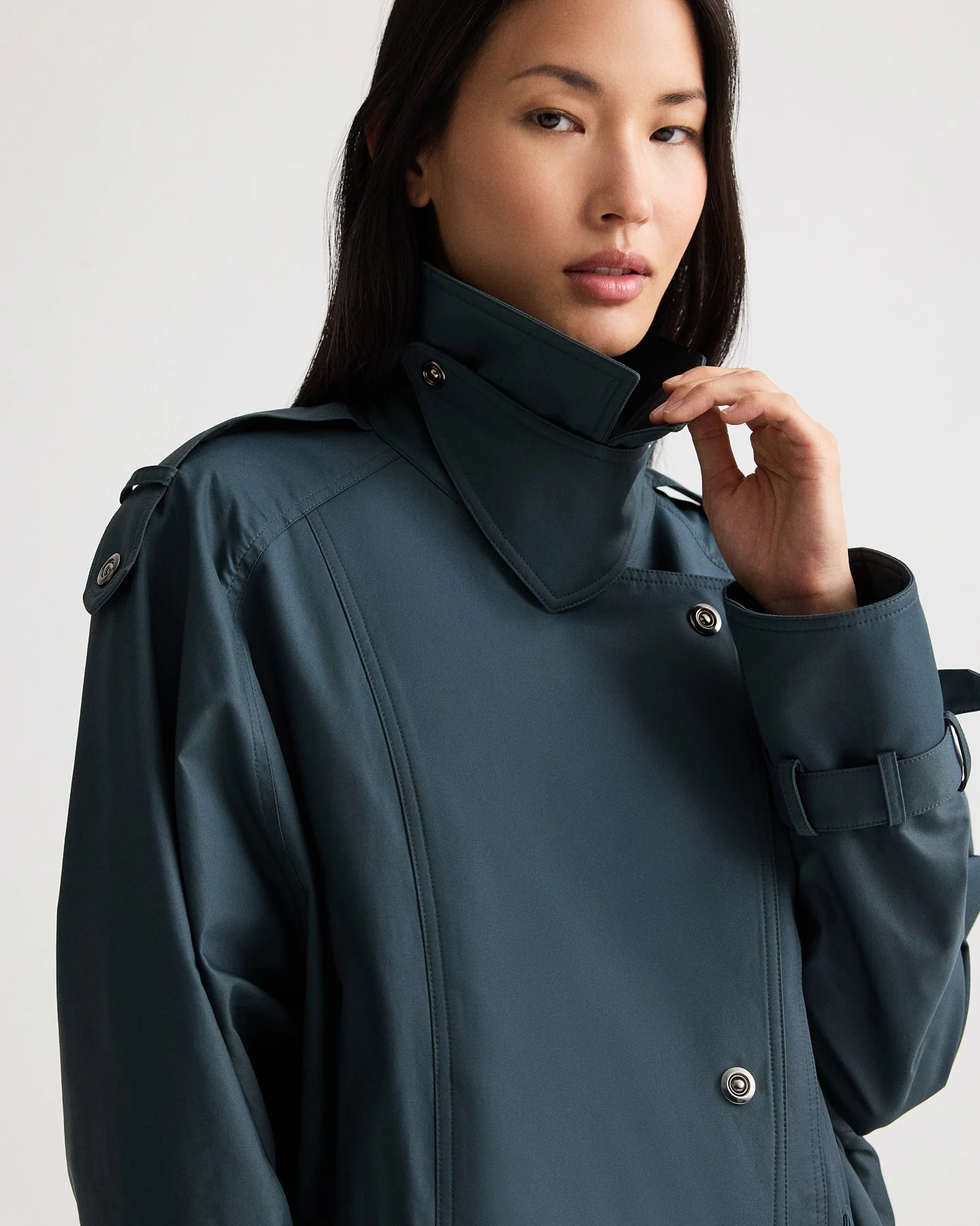 Long Bogie Trench in Water Repellent Twill - Image 2