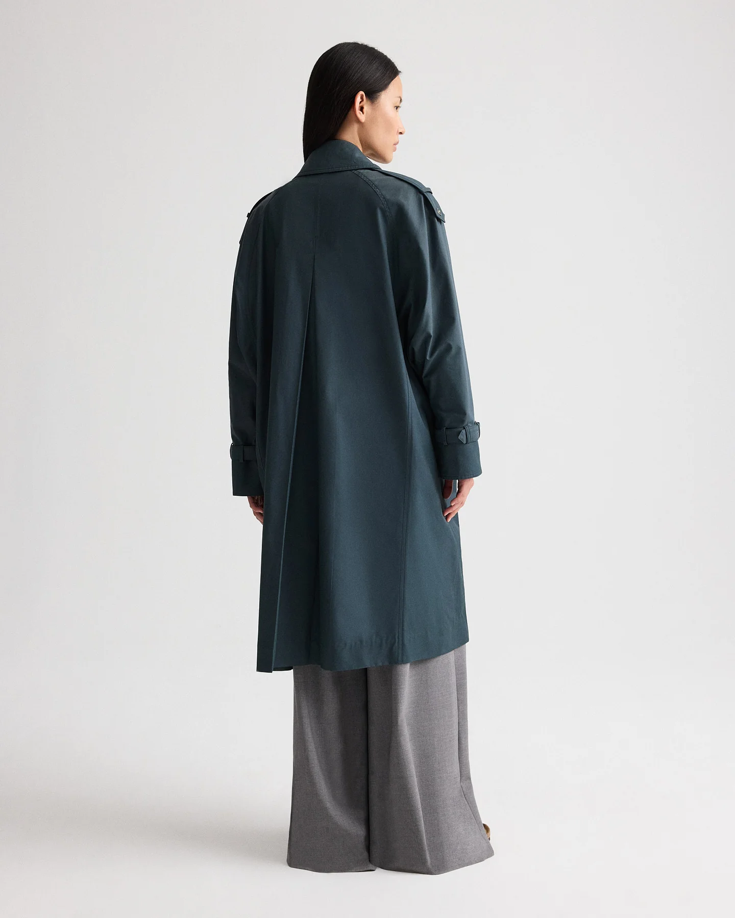 Long Bogie Trench in Water Repellent Twill - Image 5