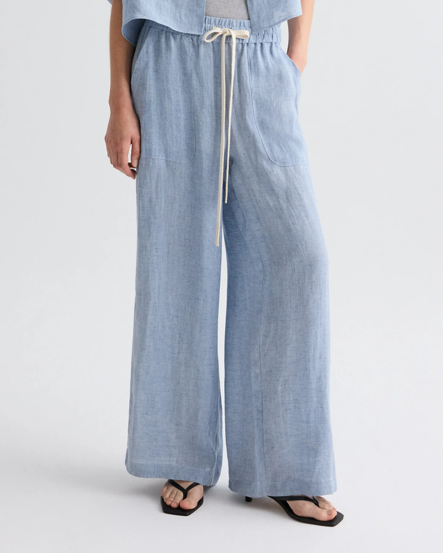 Main St. Pant in Washed Hemp Denim - Image 5
