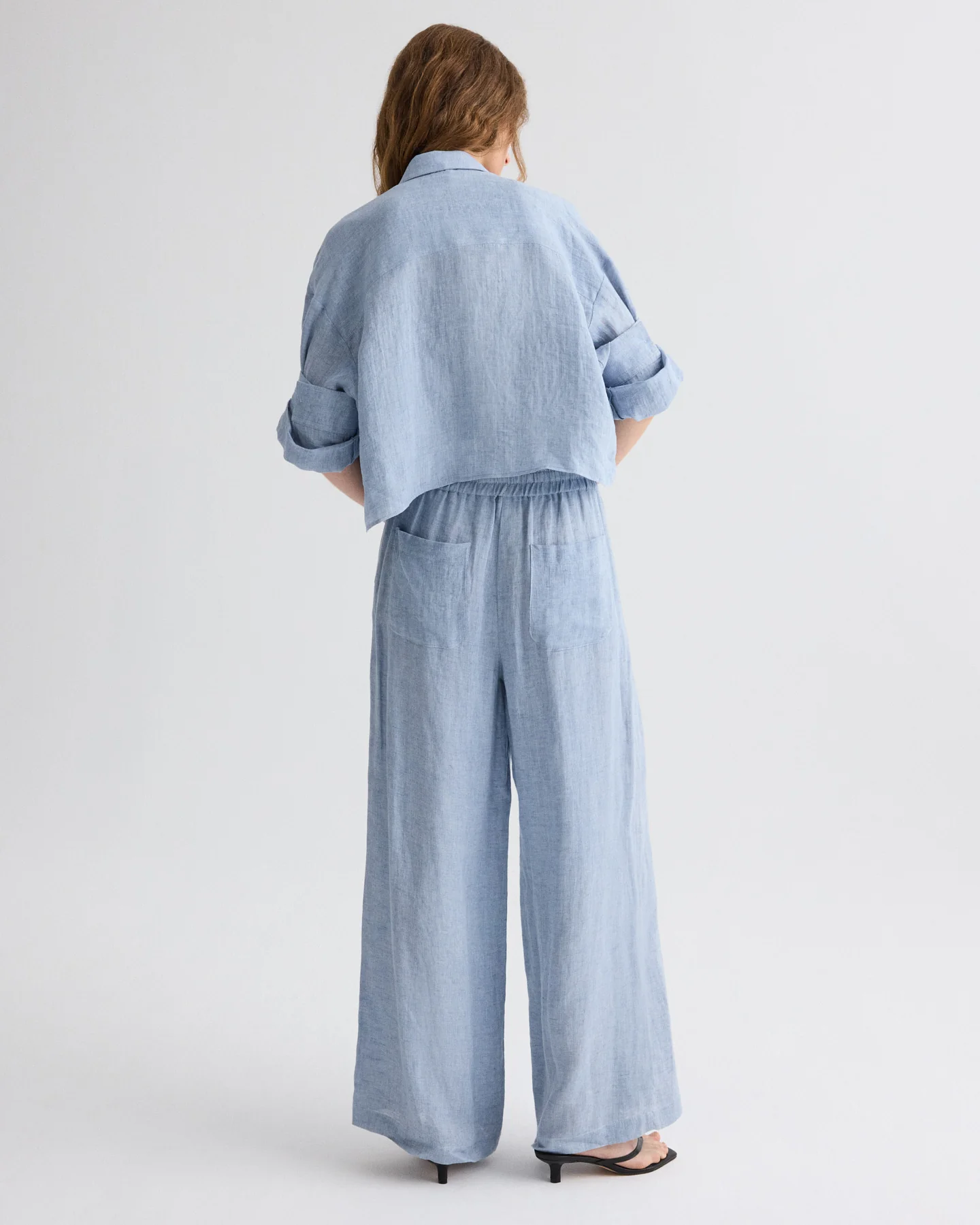 Main St. Pant in Washed Hemp Denim - Image 6