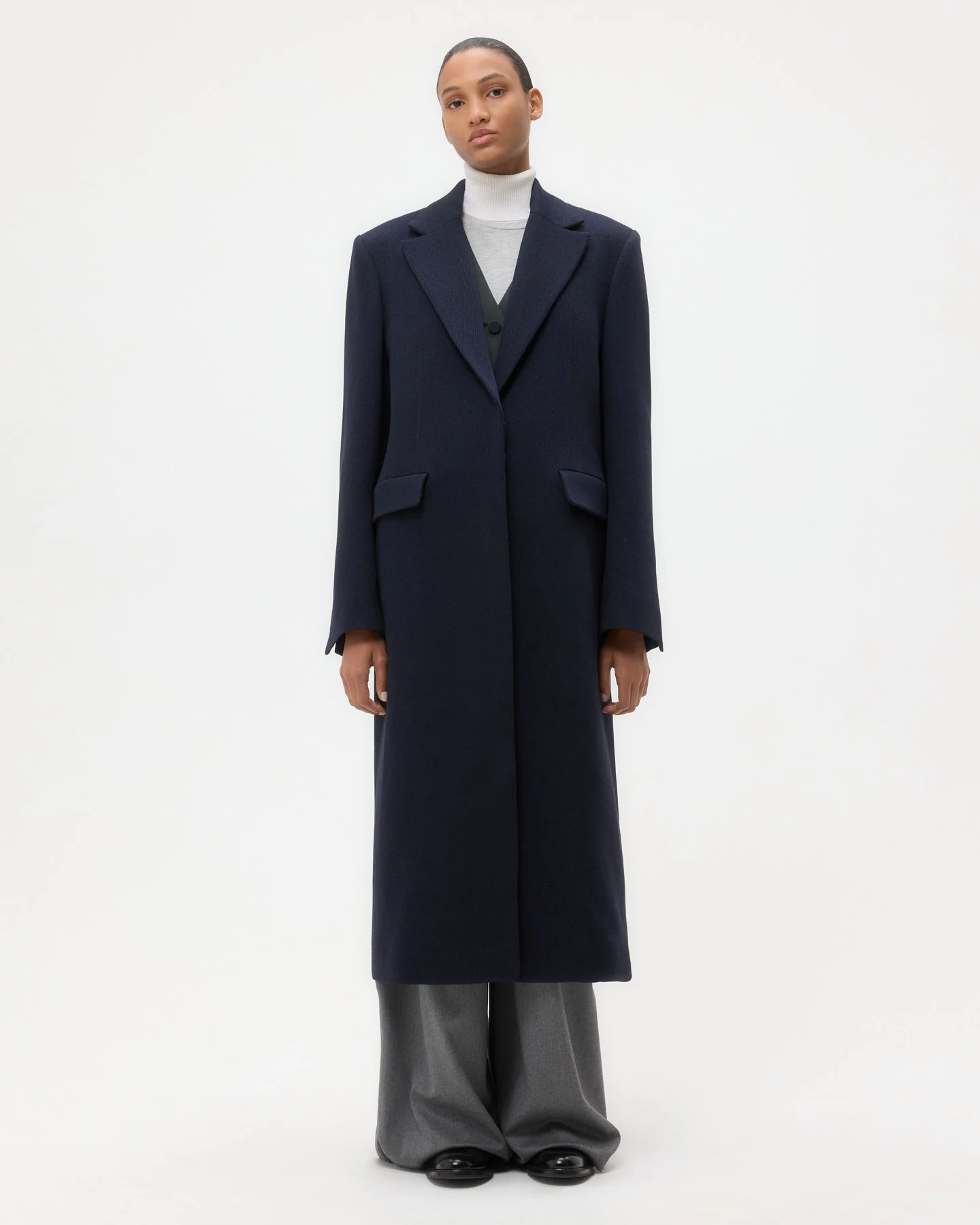 Mattie Coat in Wool Twill - Image 3