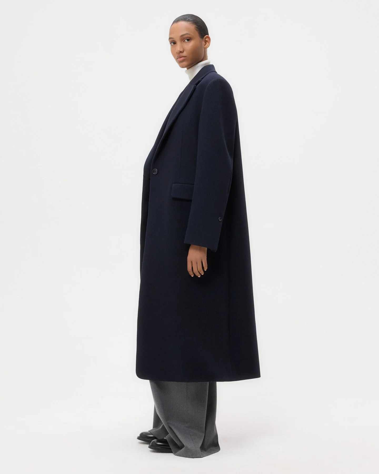 Mattie Coat in Wool Twill - Image 4