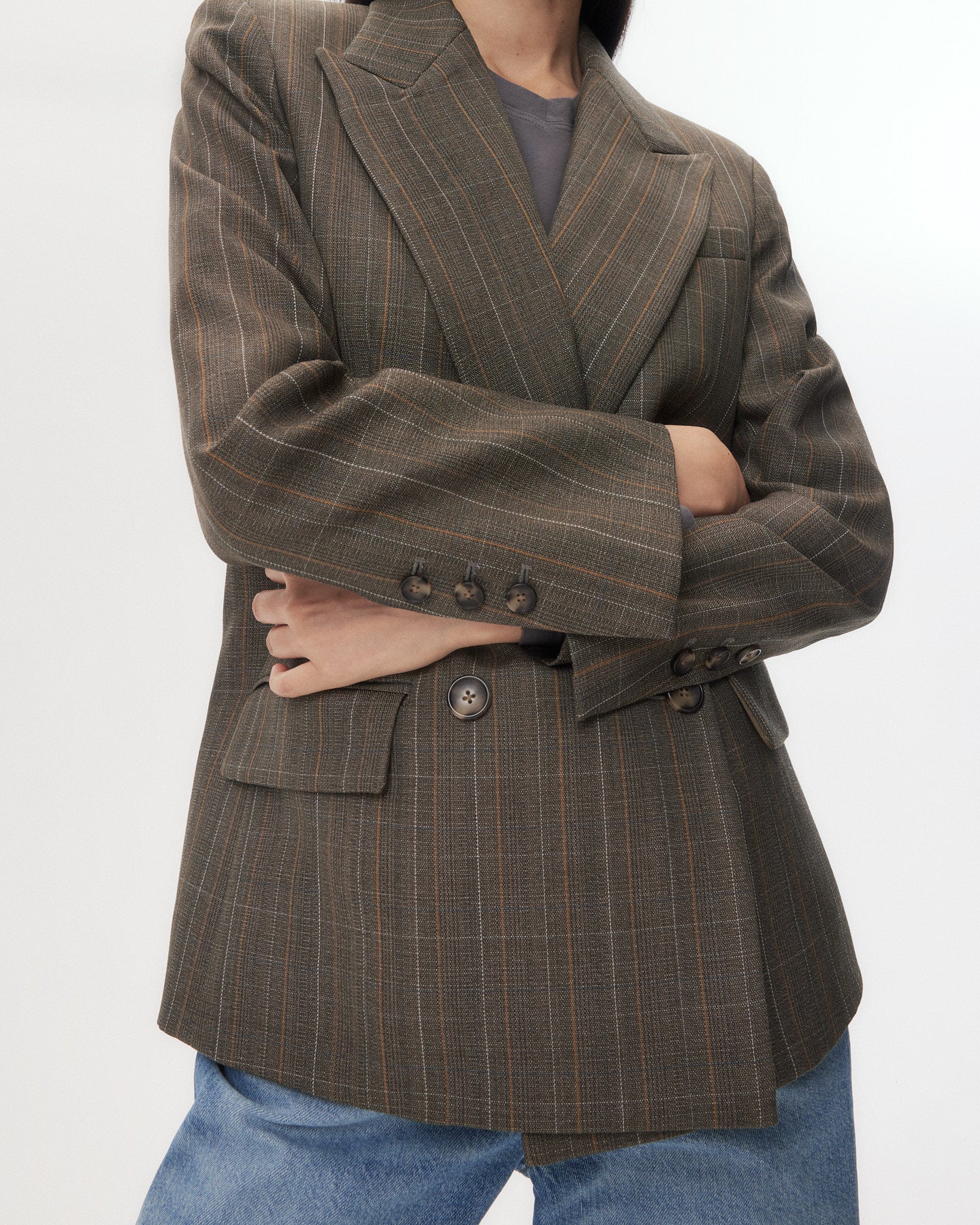 Harper Blazer in Stretch Wool - Image 3