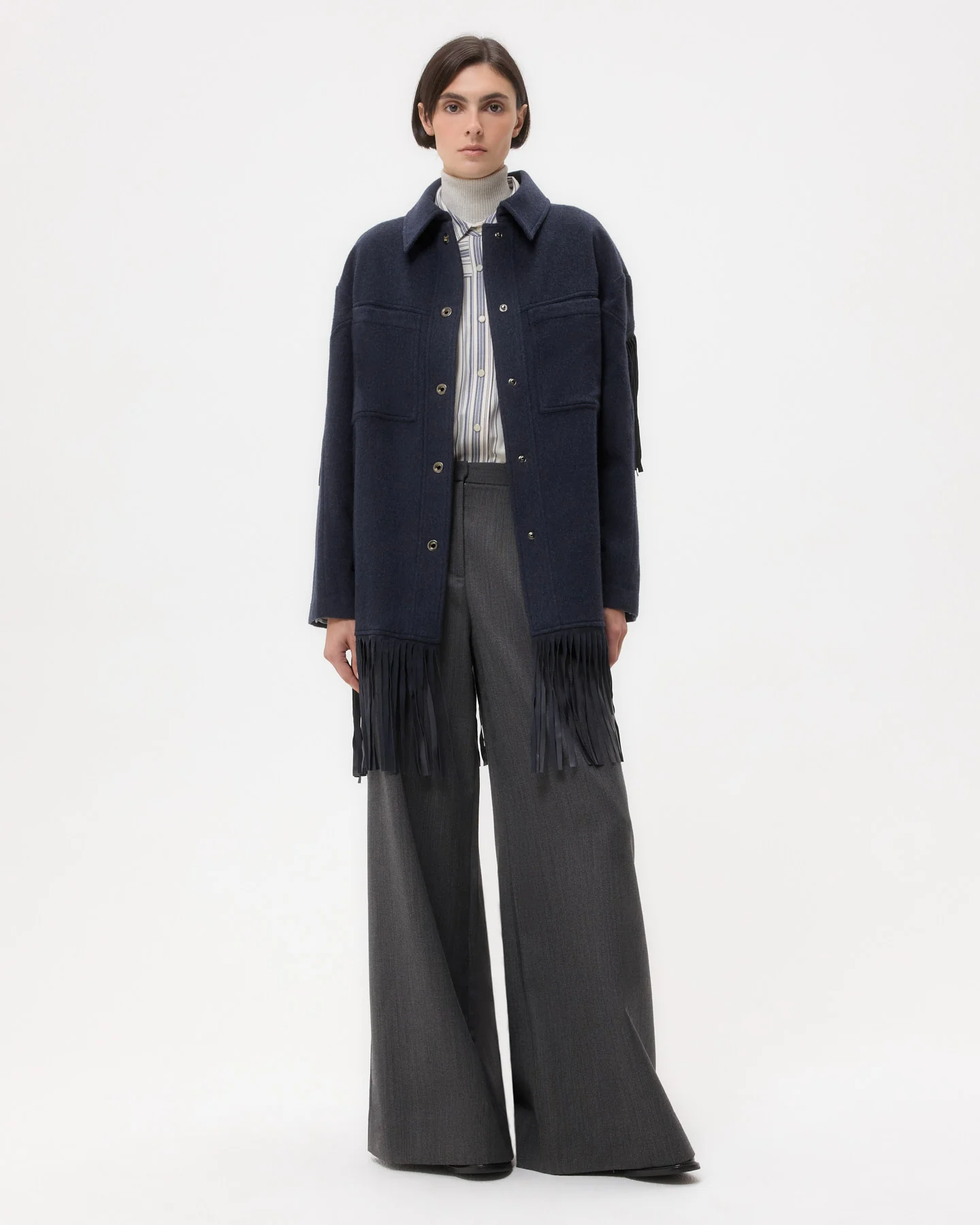 Midnight Cowboy Jacket in Cashmere Coating - Image 2
