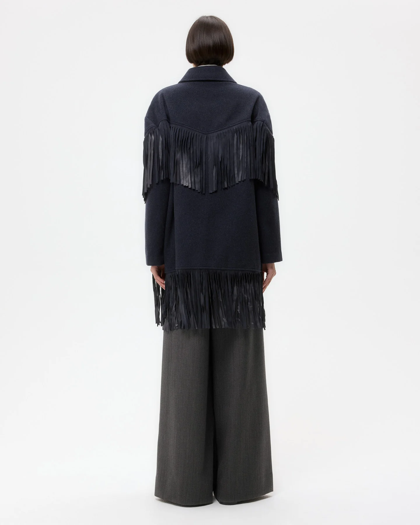Midnight Cowboy Jacket in Cashmere Coating - Image 3
