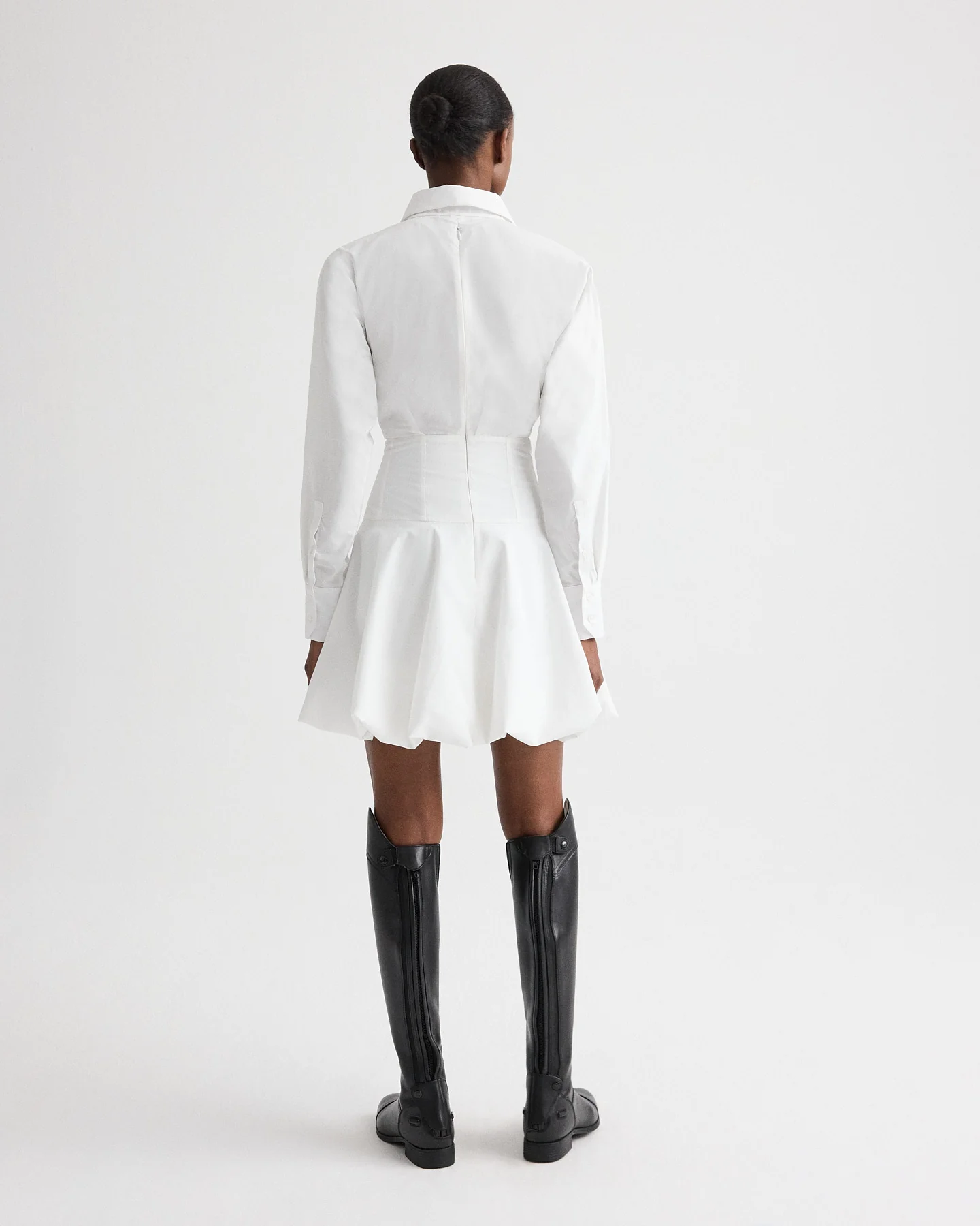 Mila Dress in Cotton Shirting - Image 5