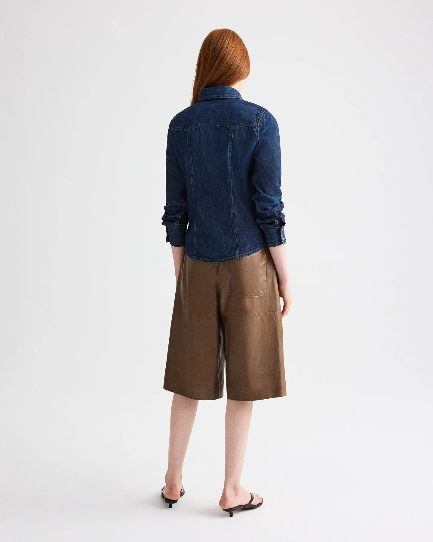 Mustang Sally Shirt in Denim Shirting - Image 5