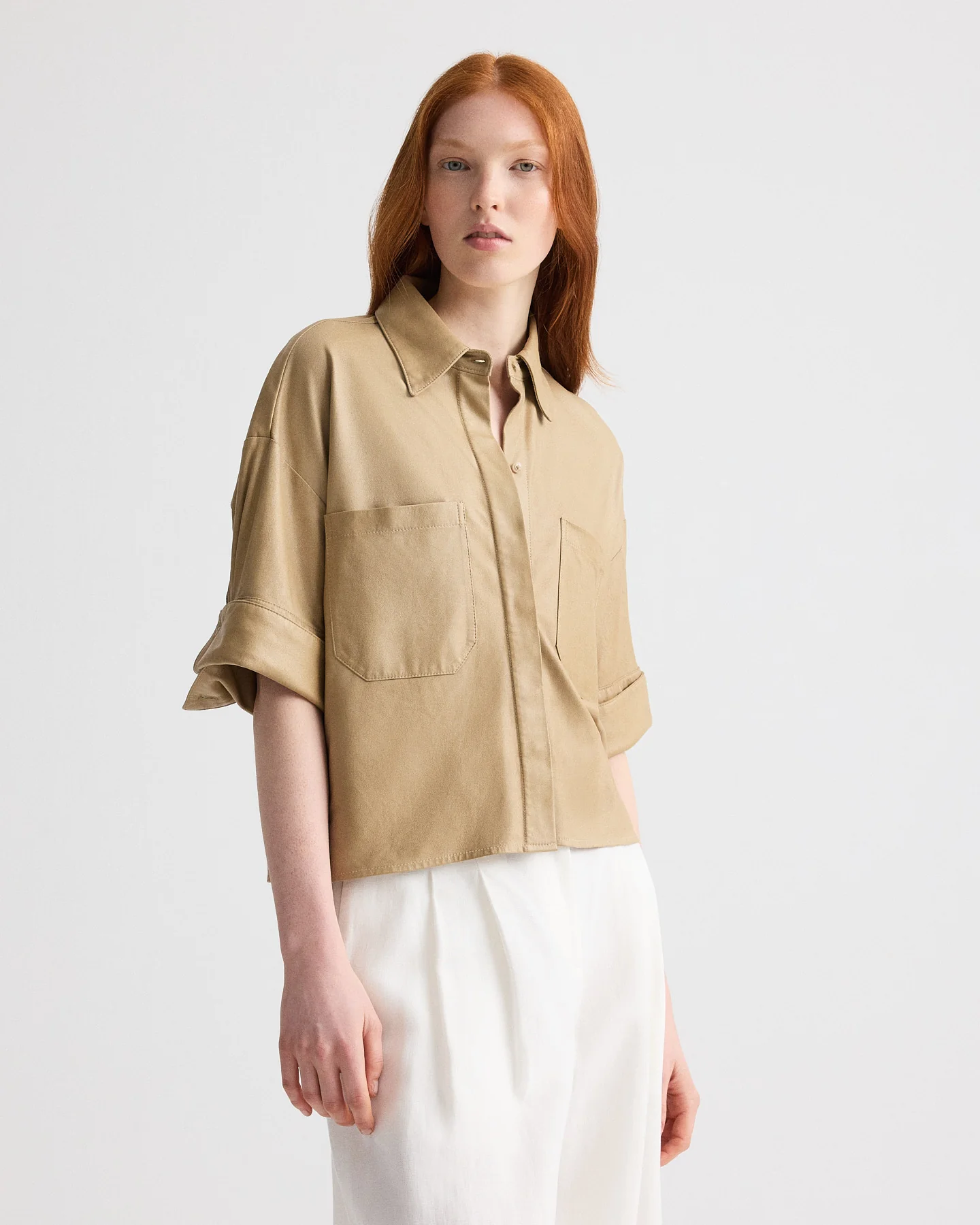 My Newest Mistake Shirt in Paper Leather