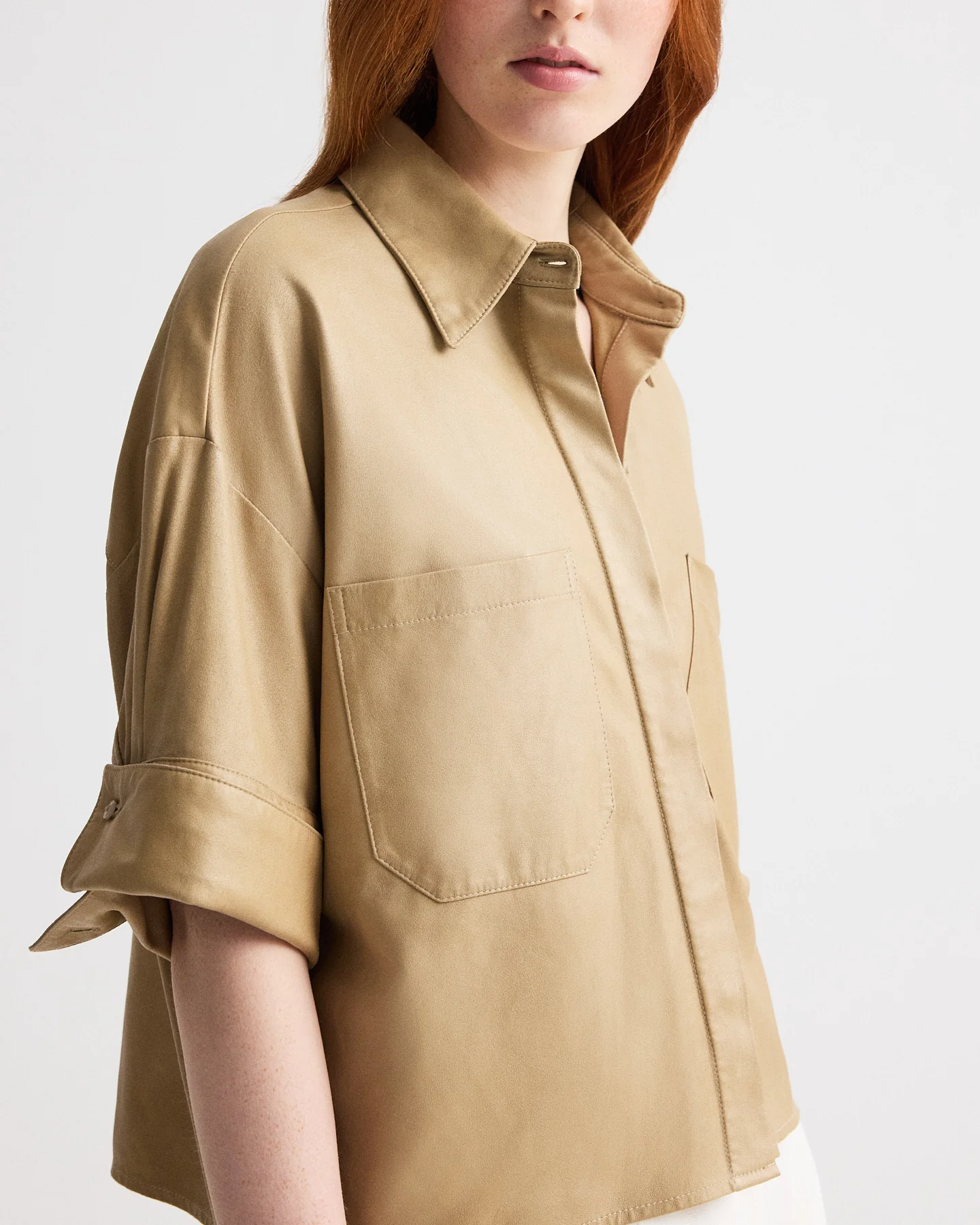 My Newest Mistake Shirt in Paper Leather - Image 2