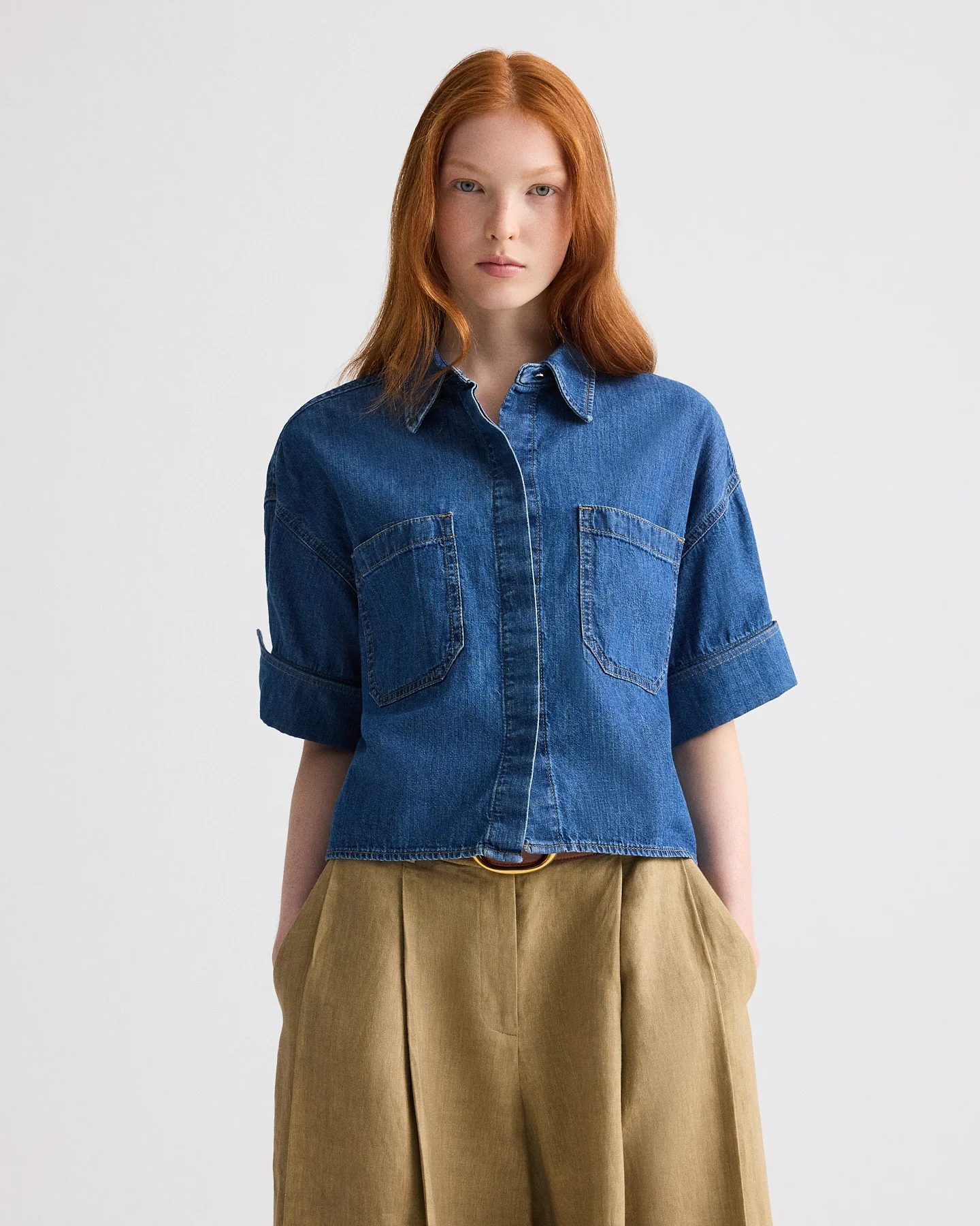 My Newest Mistake Shirt in Denim Shirting