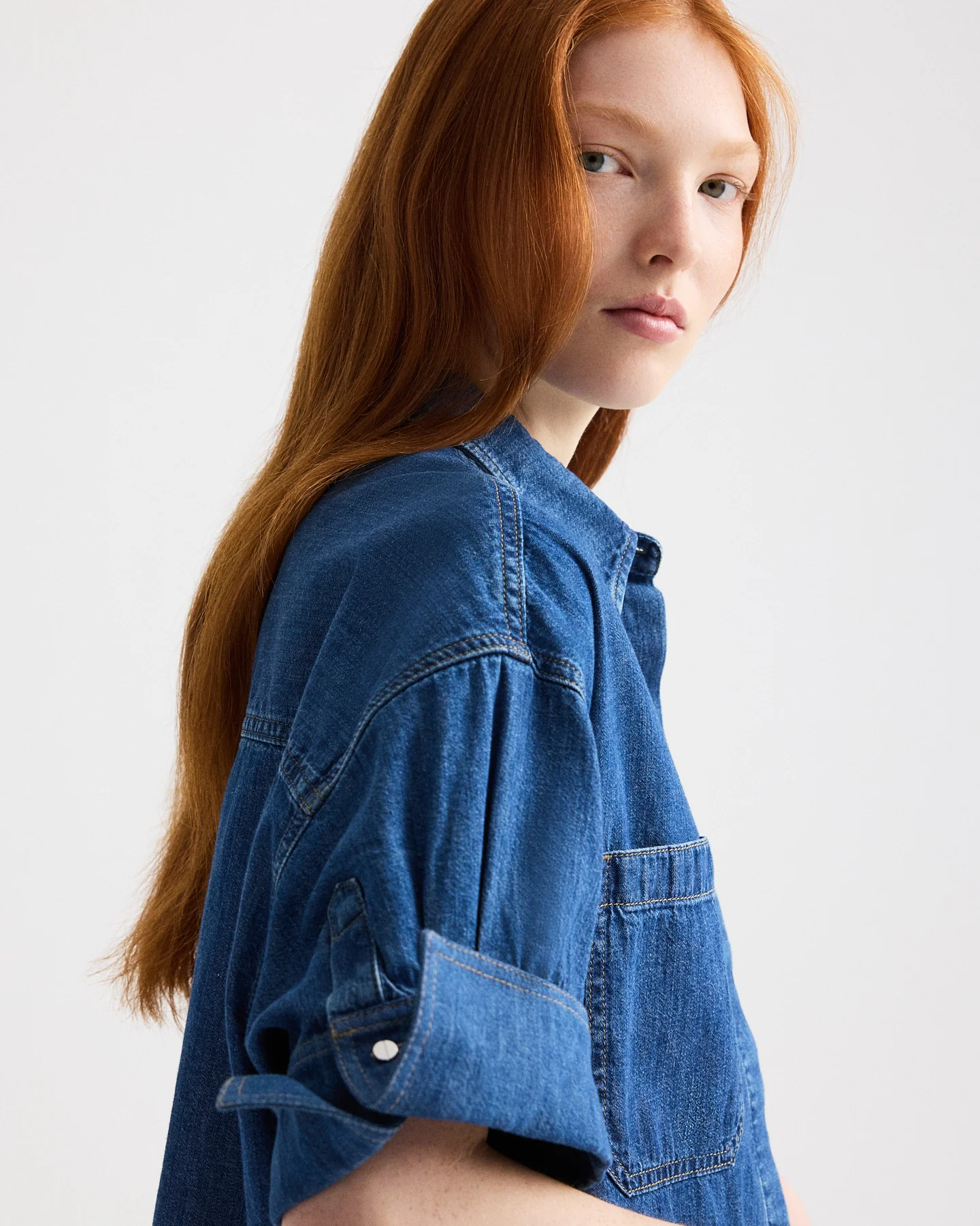 My Newest Mistake Shirt in Denim Shirting - Image 2