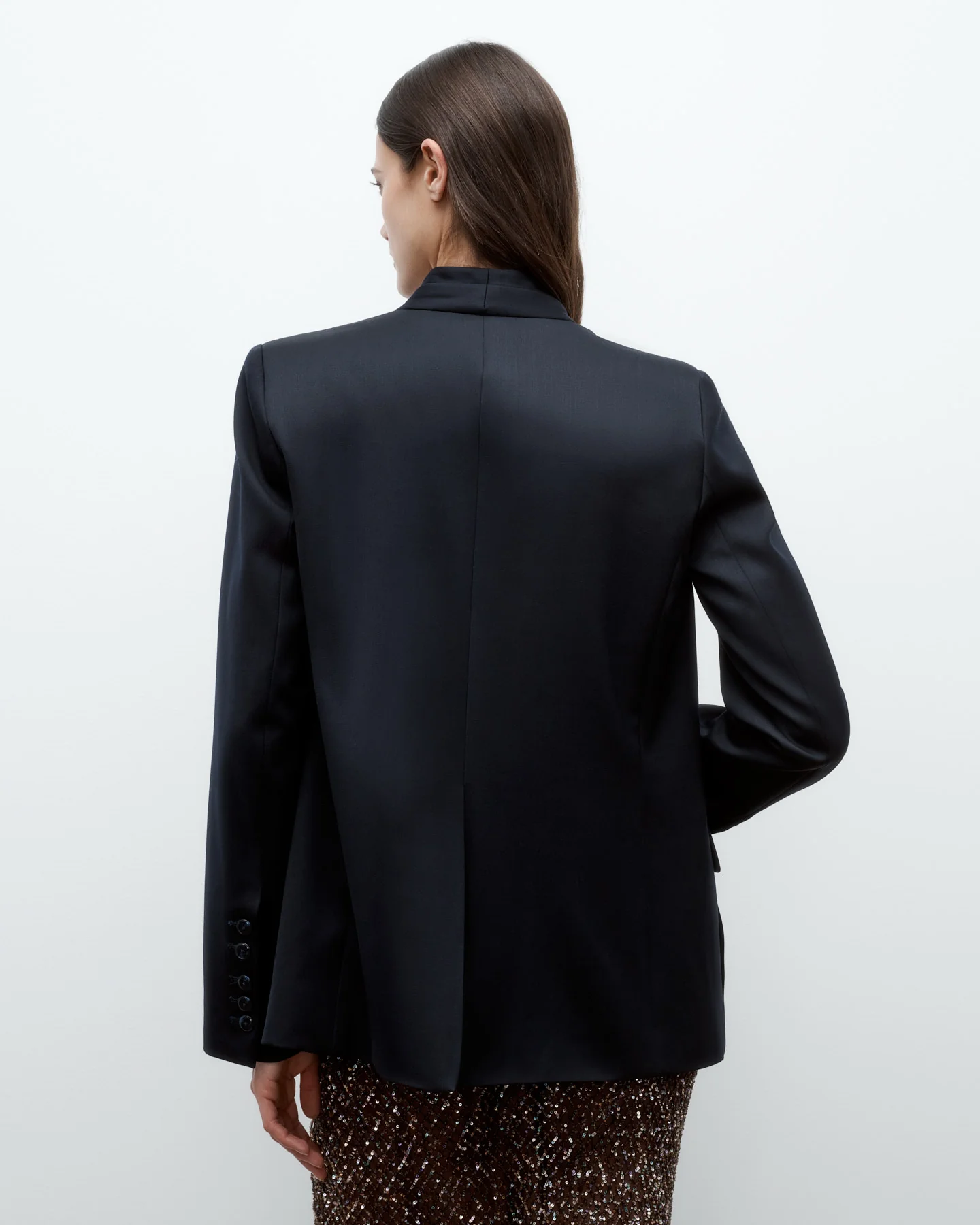 New Dinner Jacket in Satin Faced Wool Suiting - Image 4