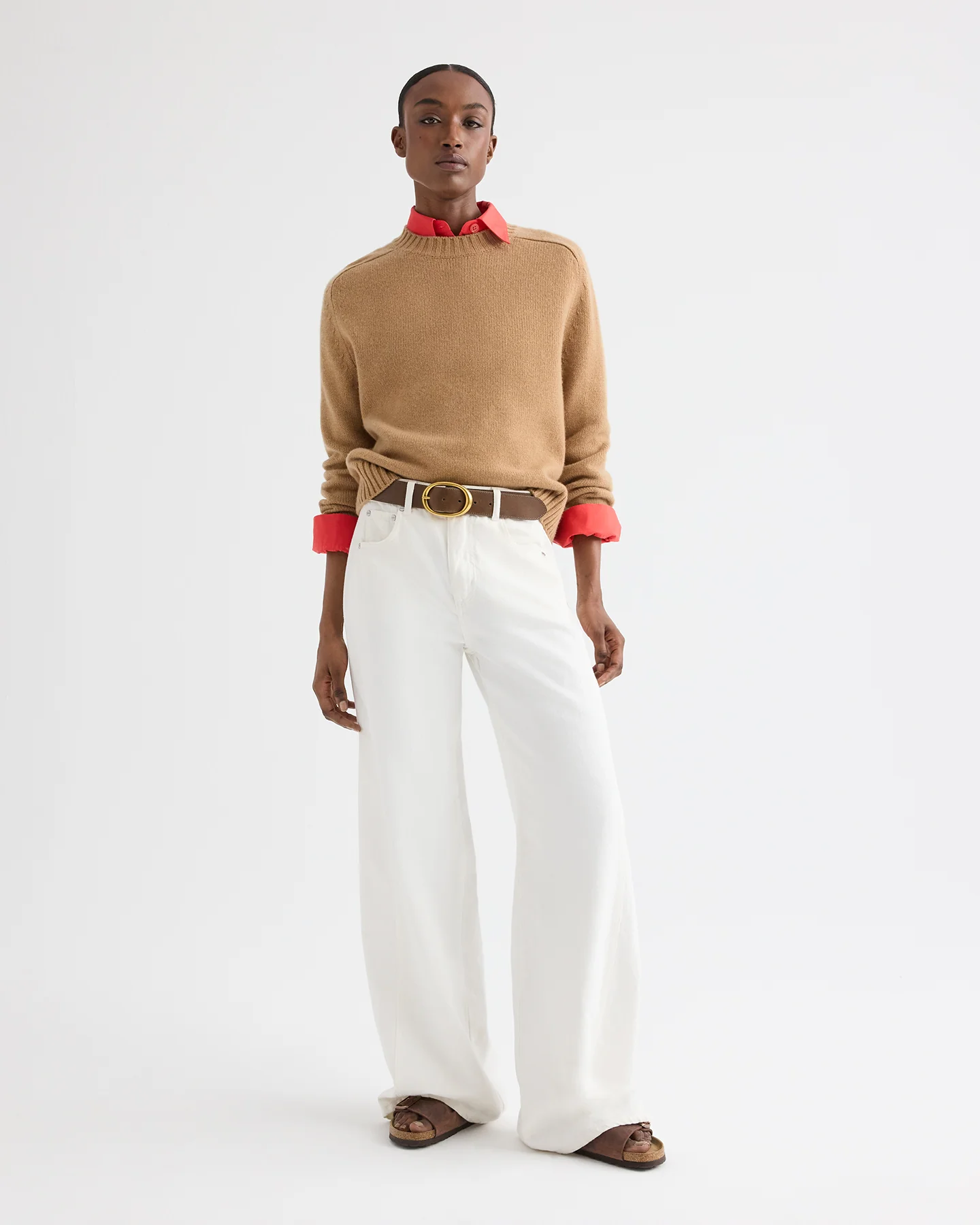 New Jill Crewneck Sweater in Cashmere - Image 4
