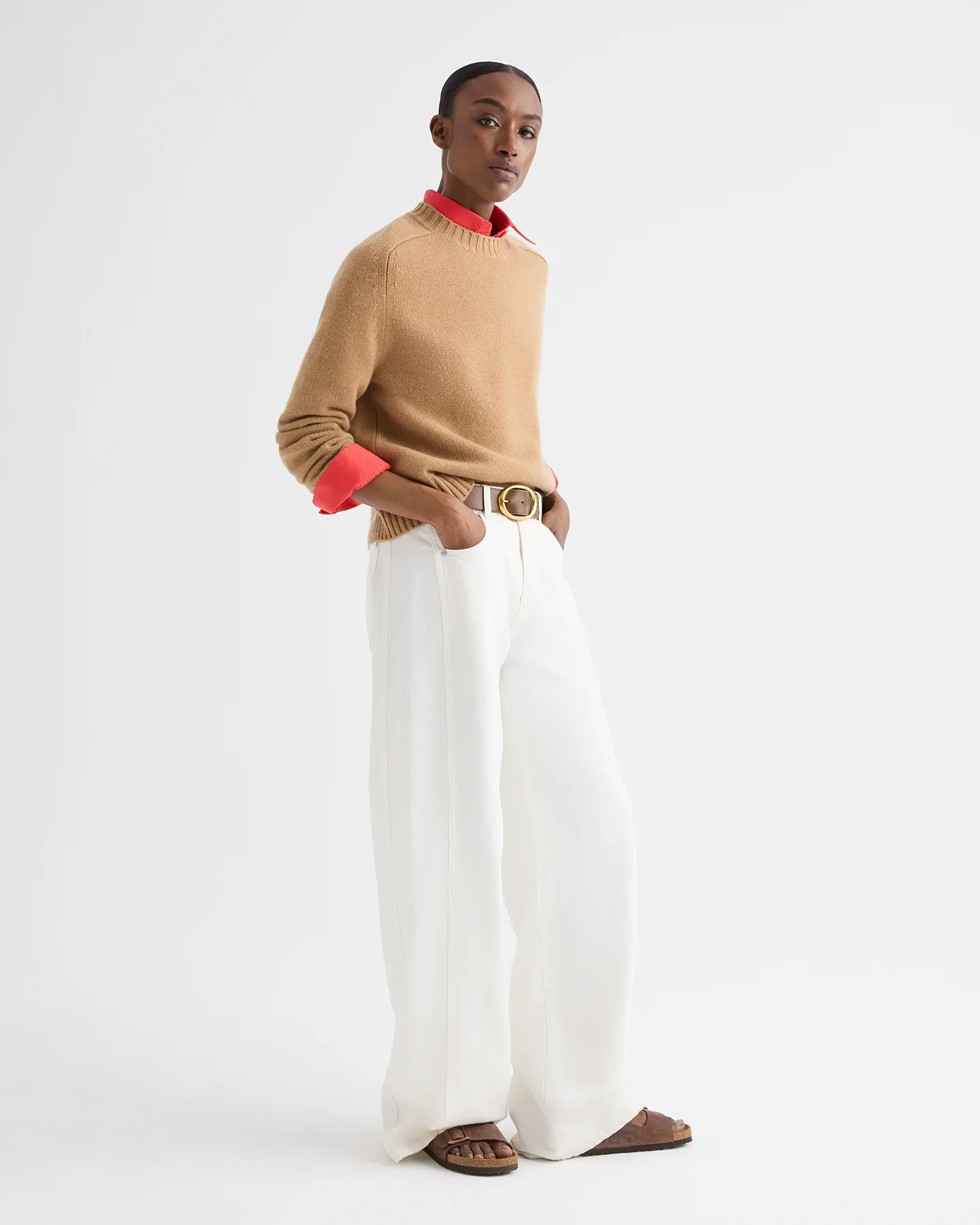 New Jill Crewneck Sweater in Cashmere - Image 5