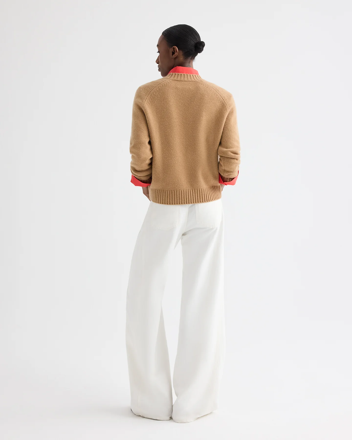 New Jill Crewneck Sweater in Cashmere - Image 6